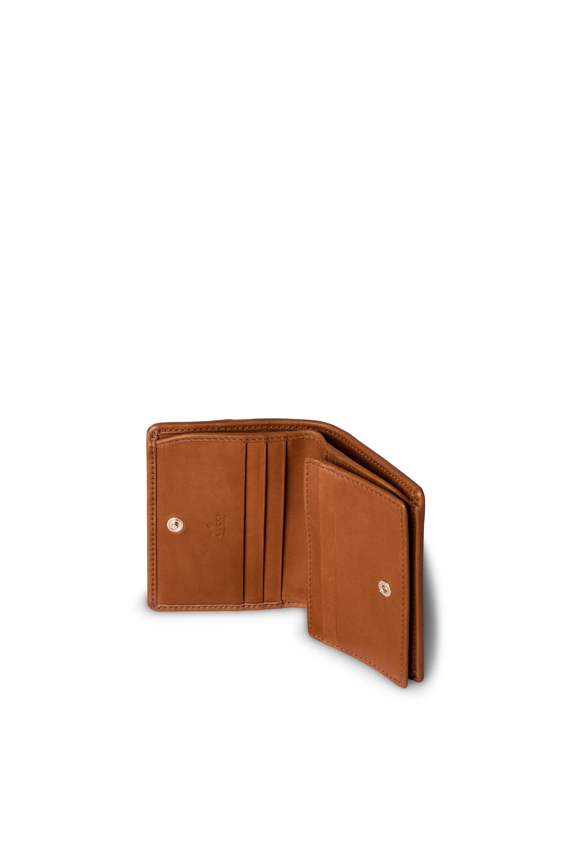 محفظة صغيرة بنقشة حرفي شعار الماركة