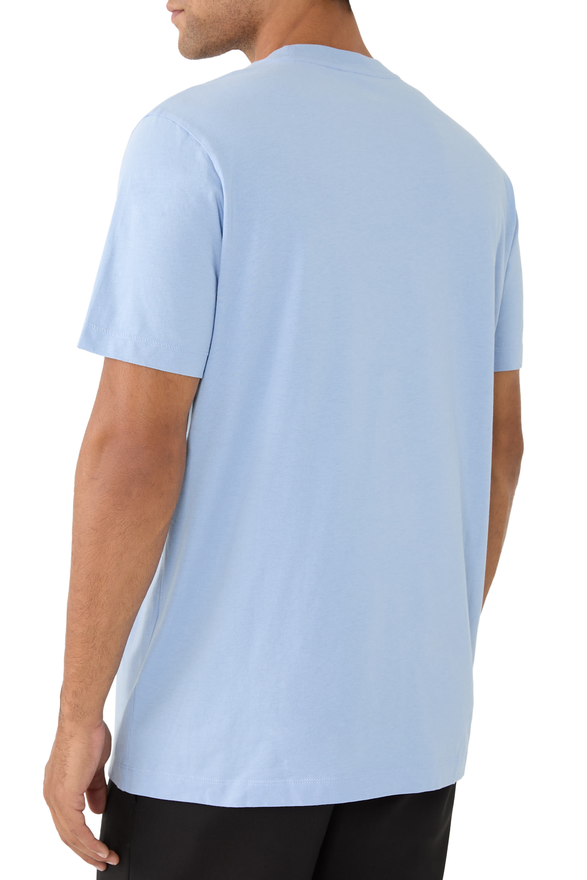 تيشيرت برقعة شعار الماركة قطن