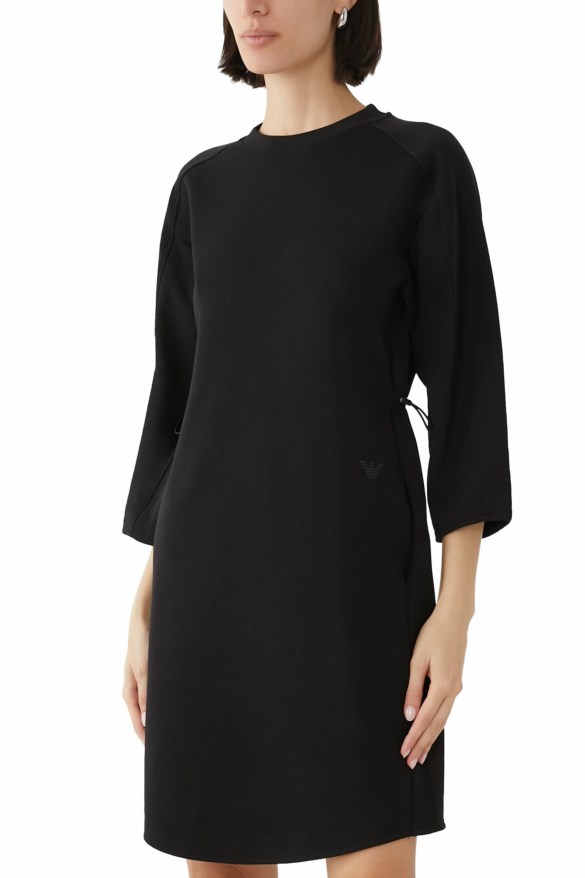 فستان برباط تضييق على الخصر جيرسيه