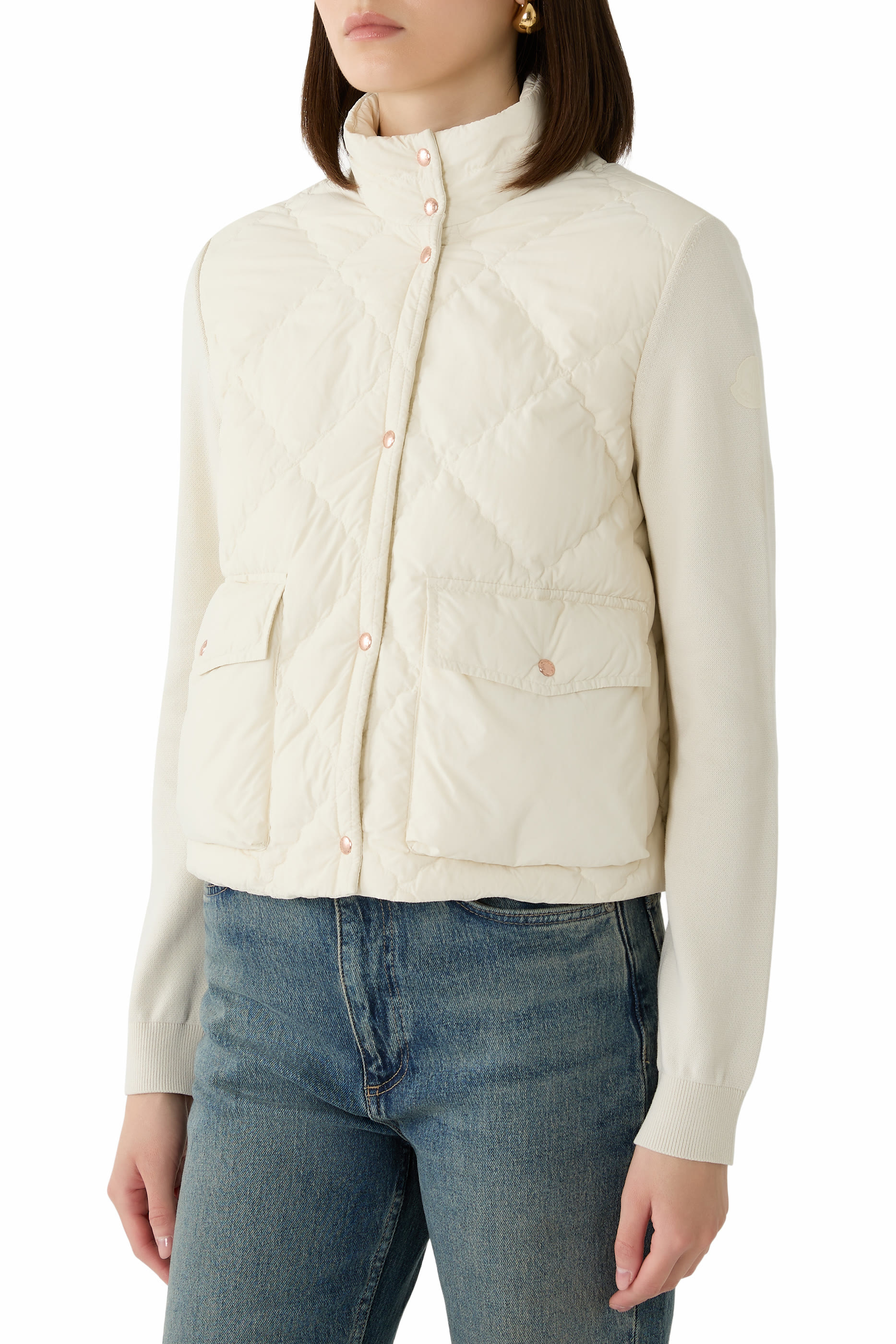 كارديغان بتصميم مبطن بأقسام