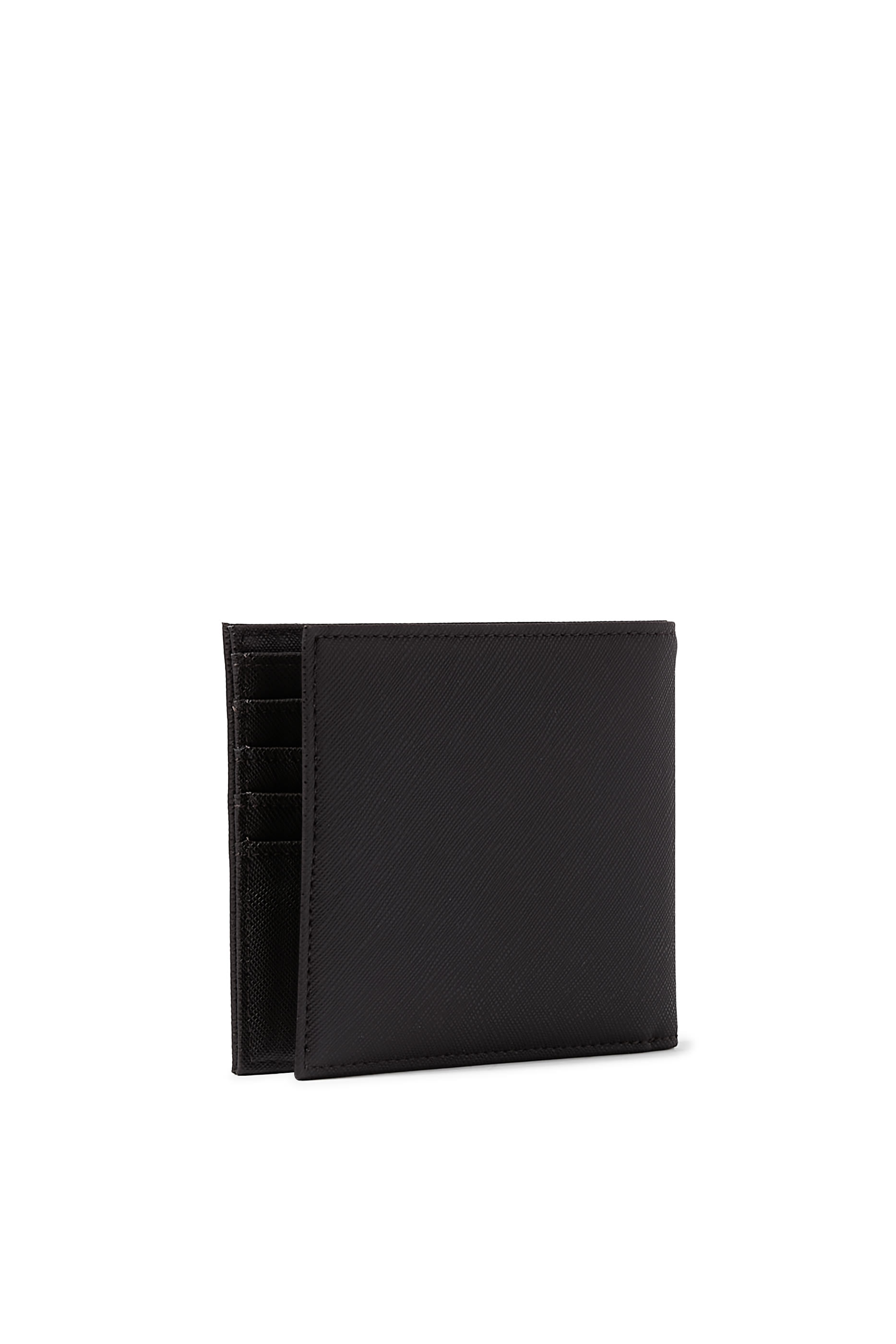 محفظة بتصميم ثنائي الطي بشعار الماركة سافيانو