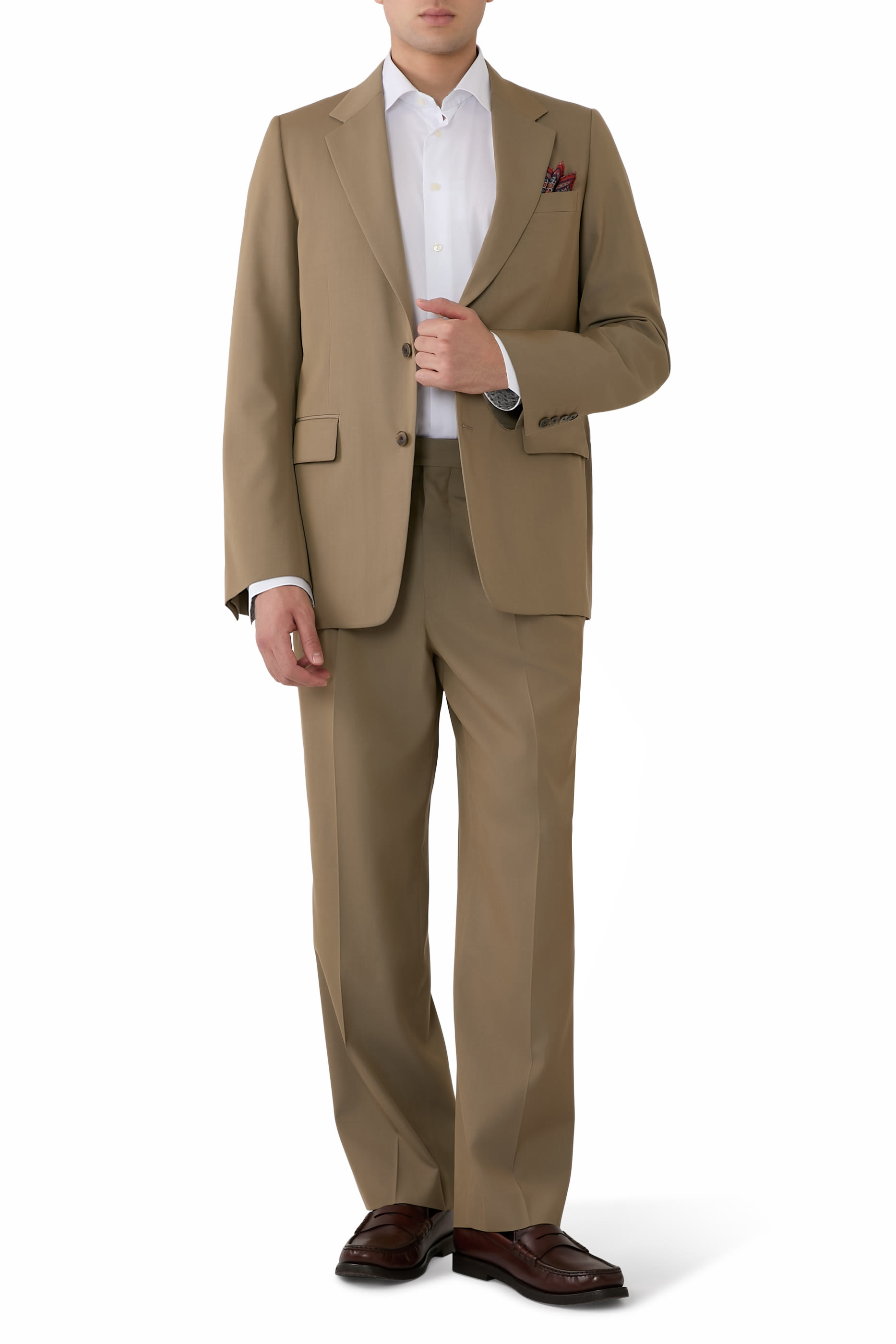 Medallion Effect Signature Twill Shirt