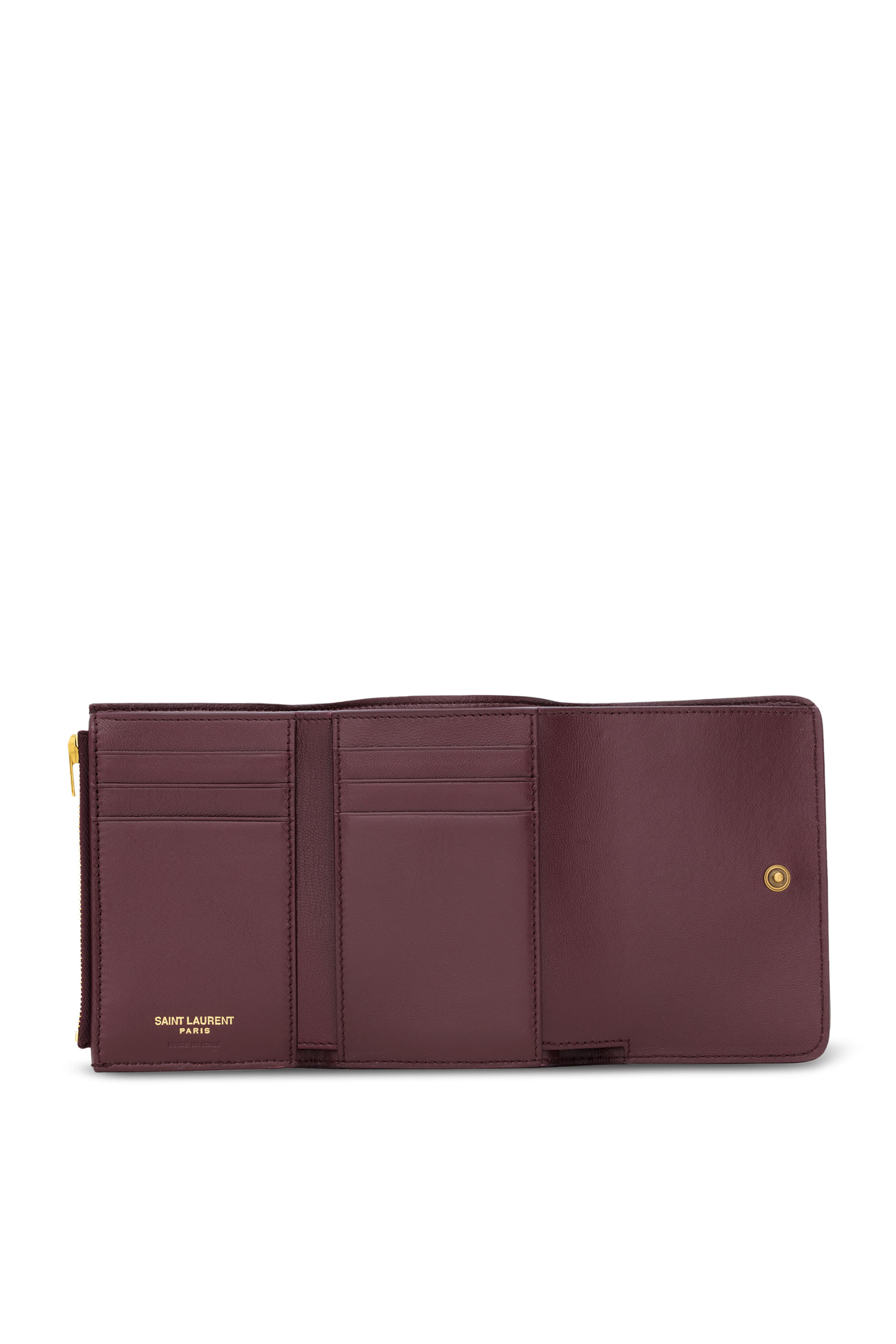 محفظة نيكي رفيعة ثلاثية الطي جلد