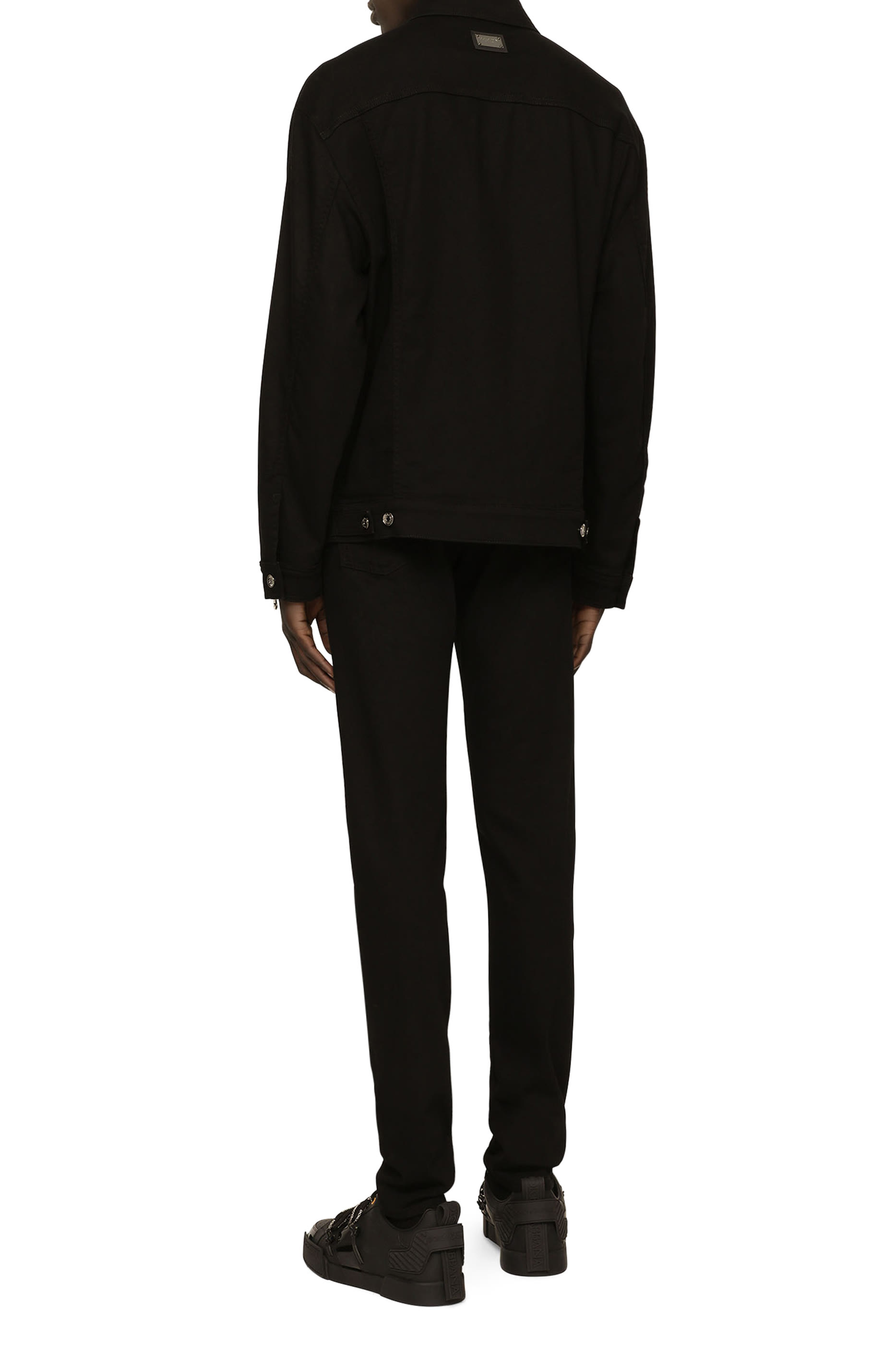 جاكيت دنيم مطاطي