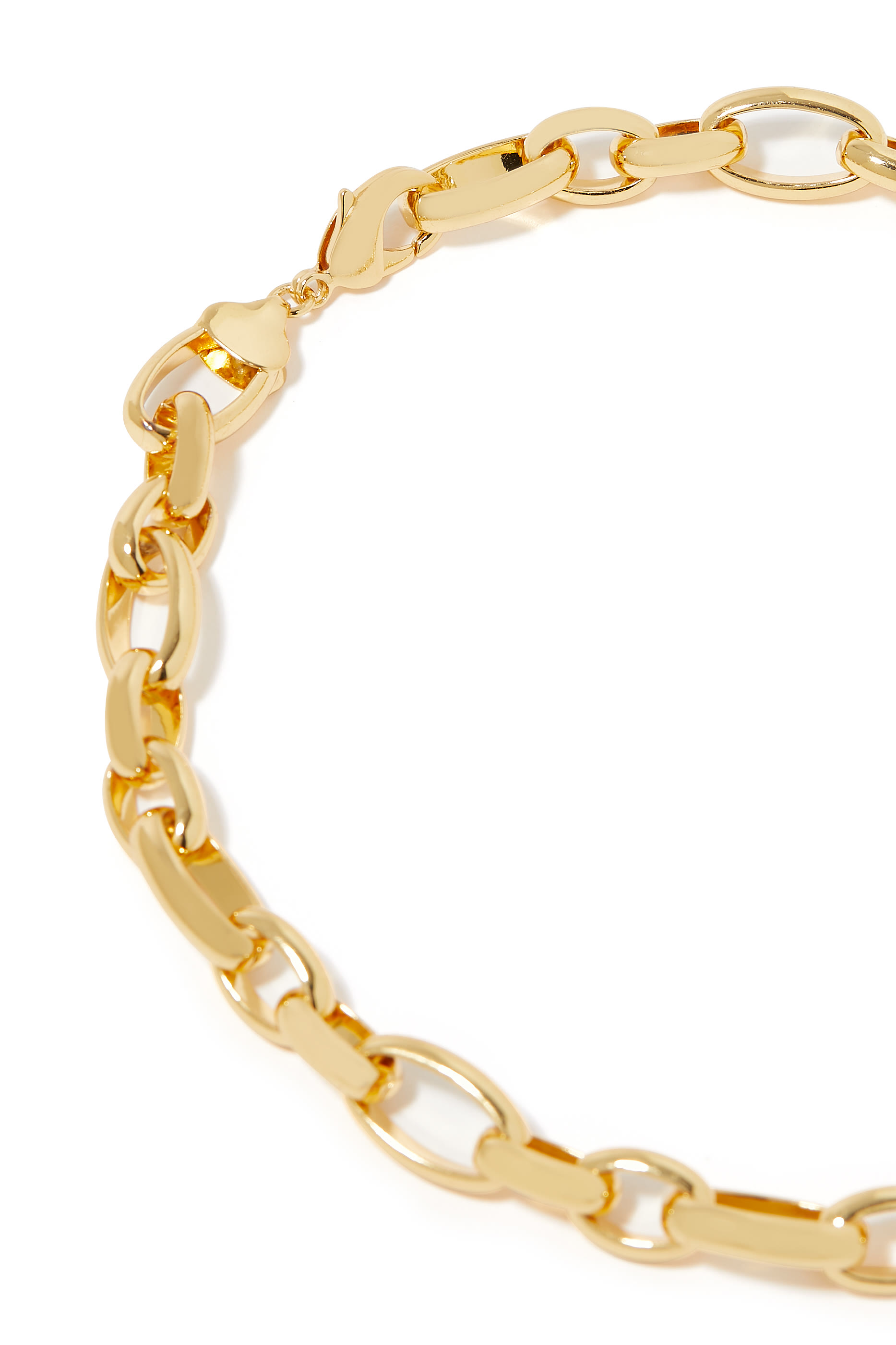 قلادة أليكساندريا مطلية بذهب عيار 14