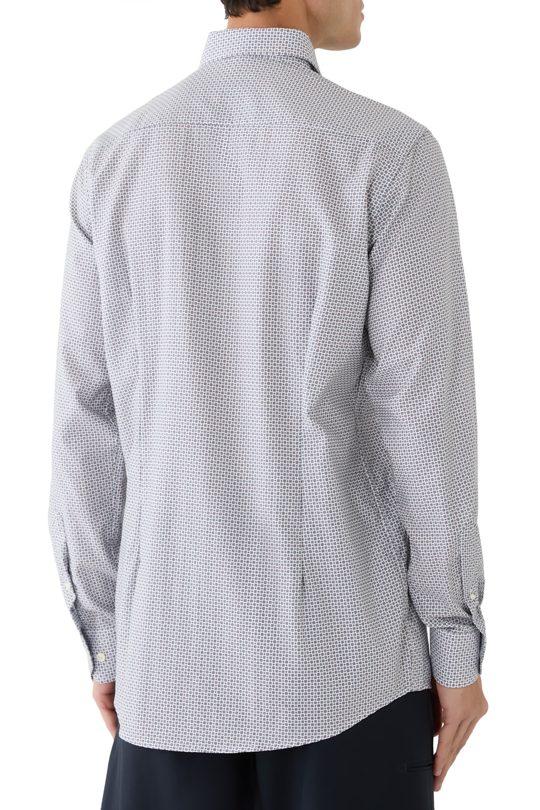 قميص بنقشة أزهار بوبلين