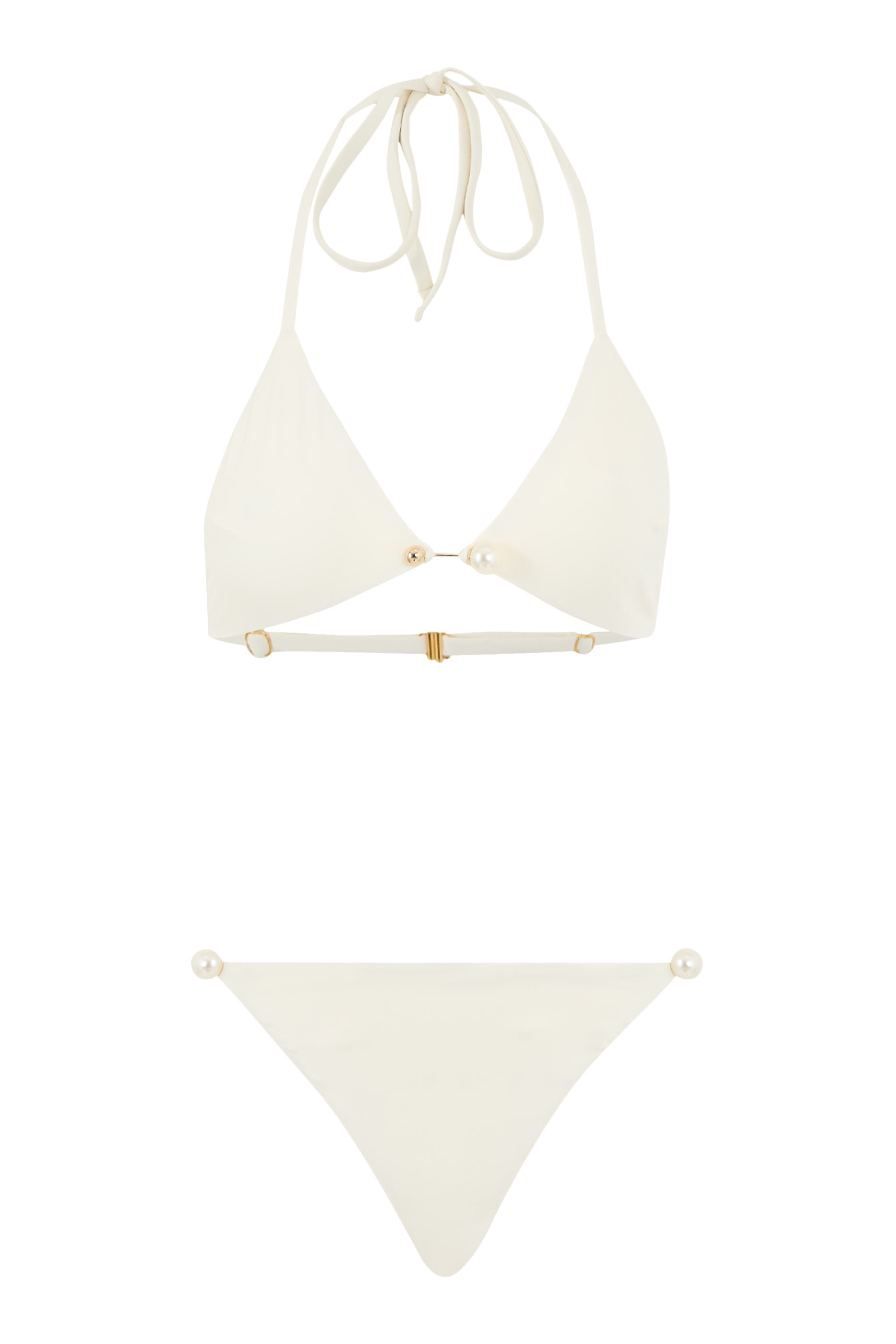 طقم بيكيني بيلي مزين بلؤلؤ