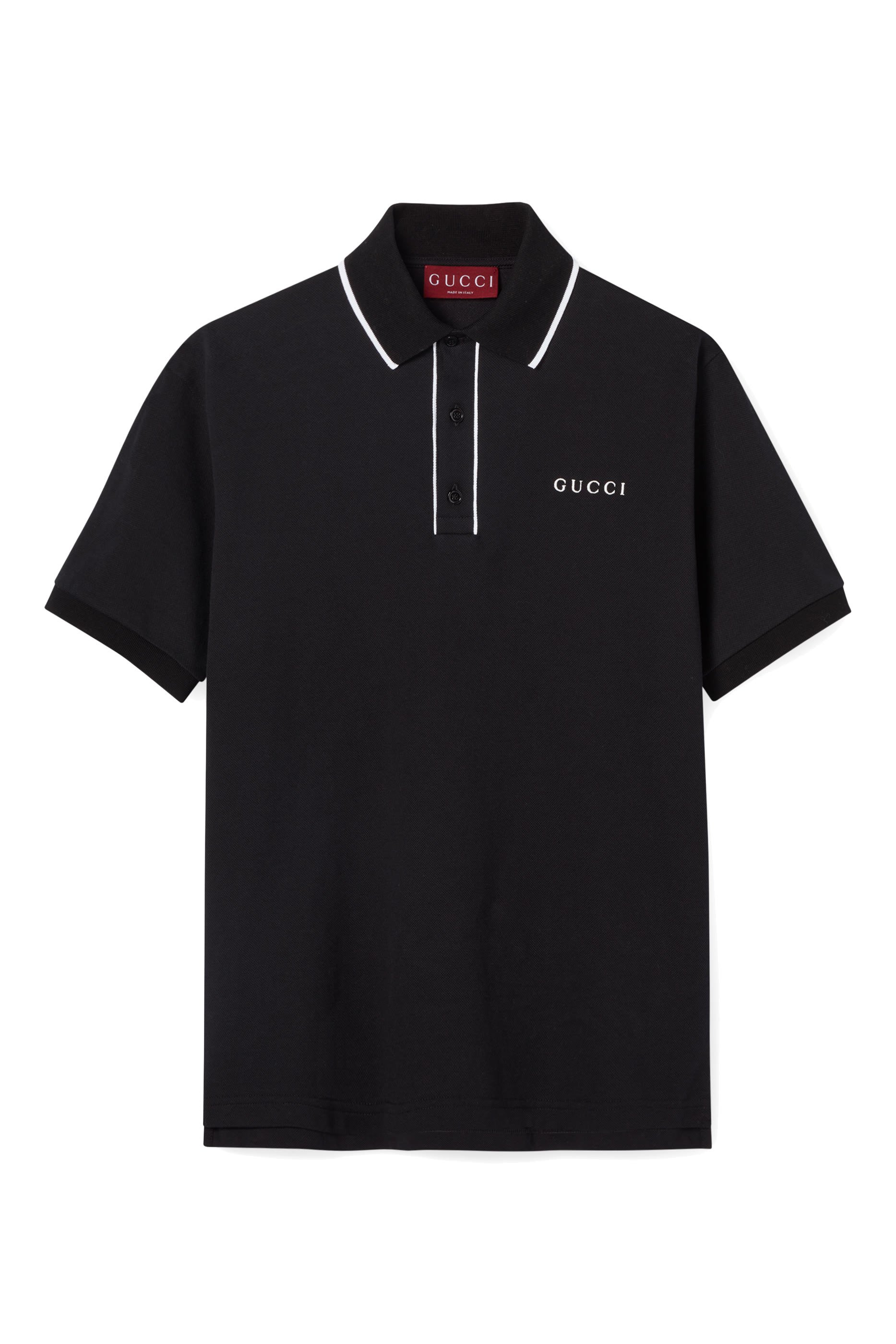 Embroidered Cotton Piquet Polo Shirt