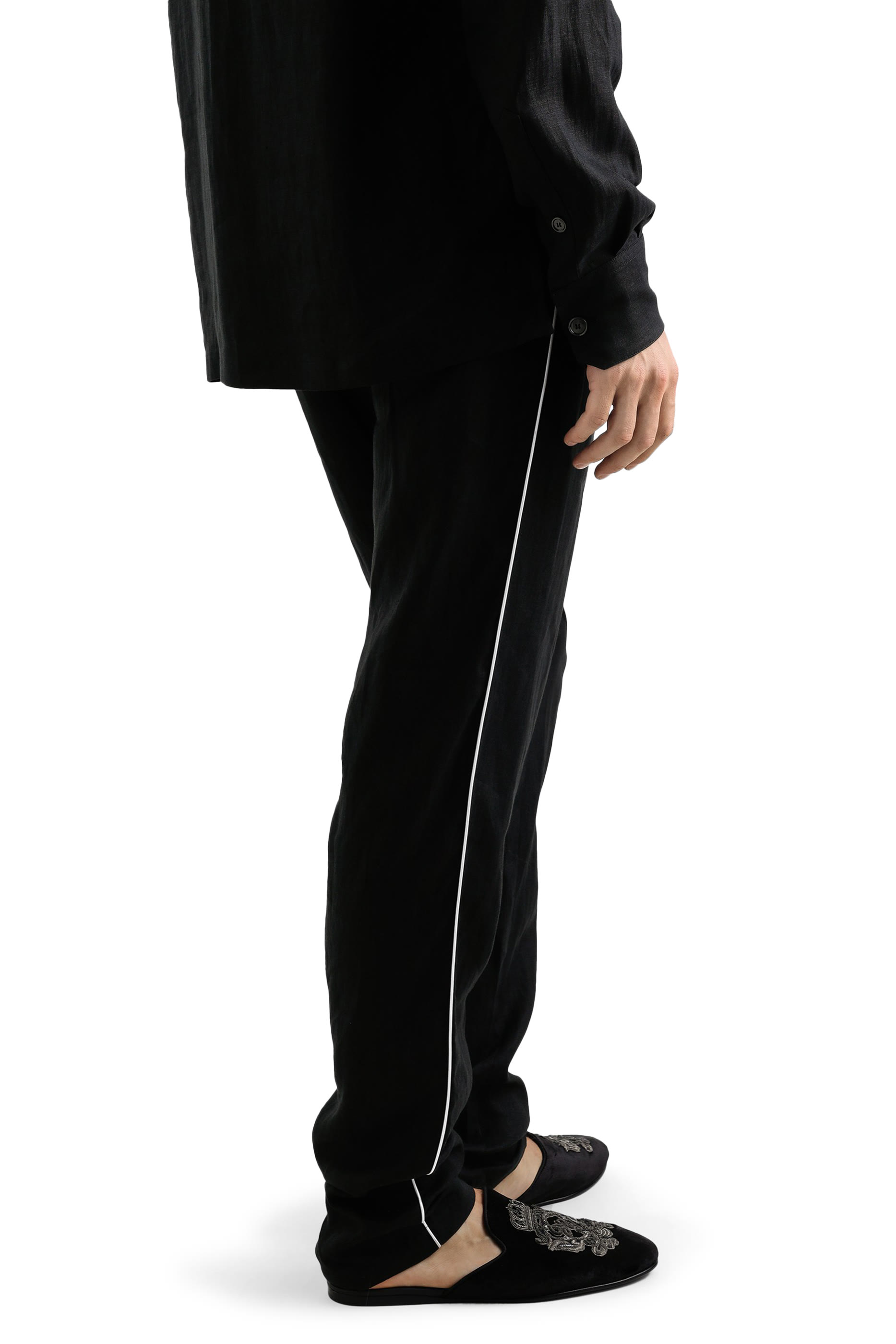 بنطال بيجامة حرير