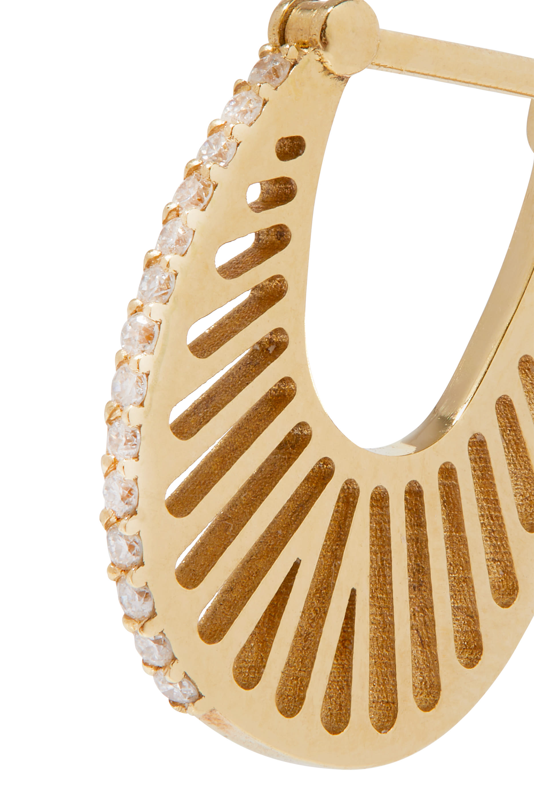 أقراط فلات راي دائرية