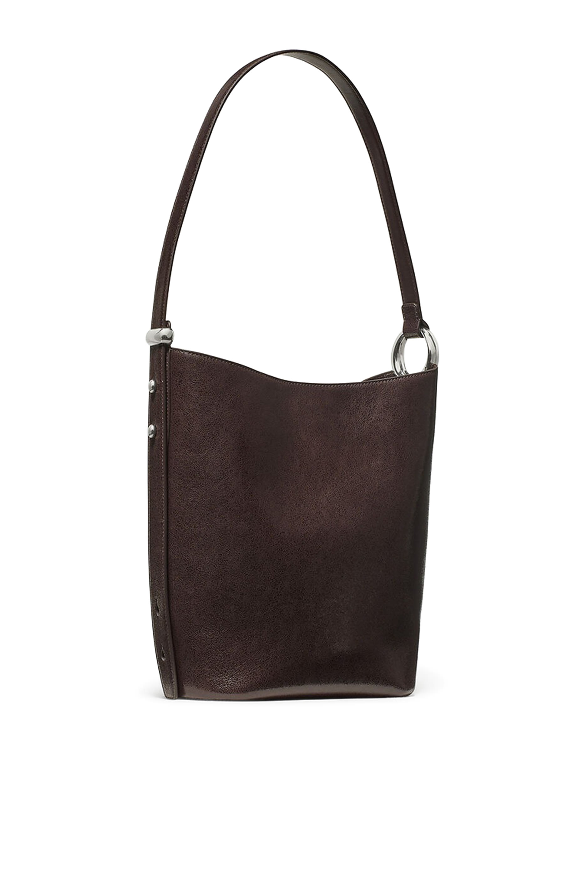 حقيبة باكيت هالو جلد لامع