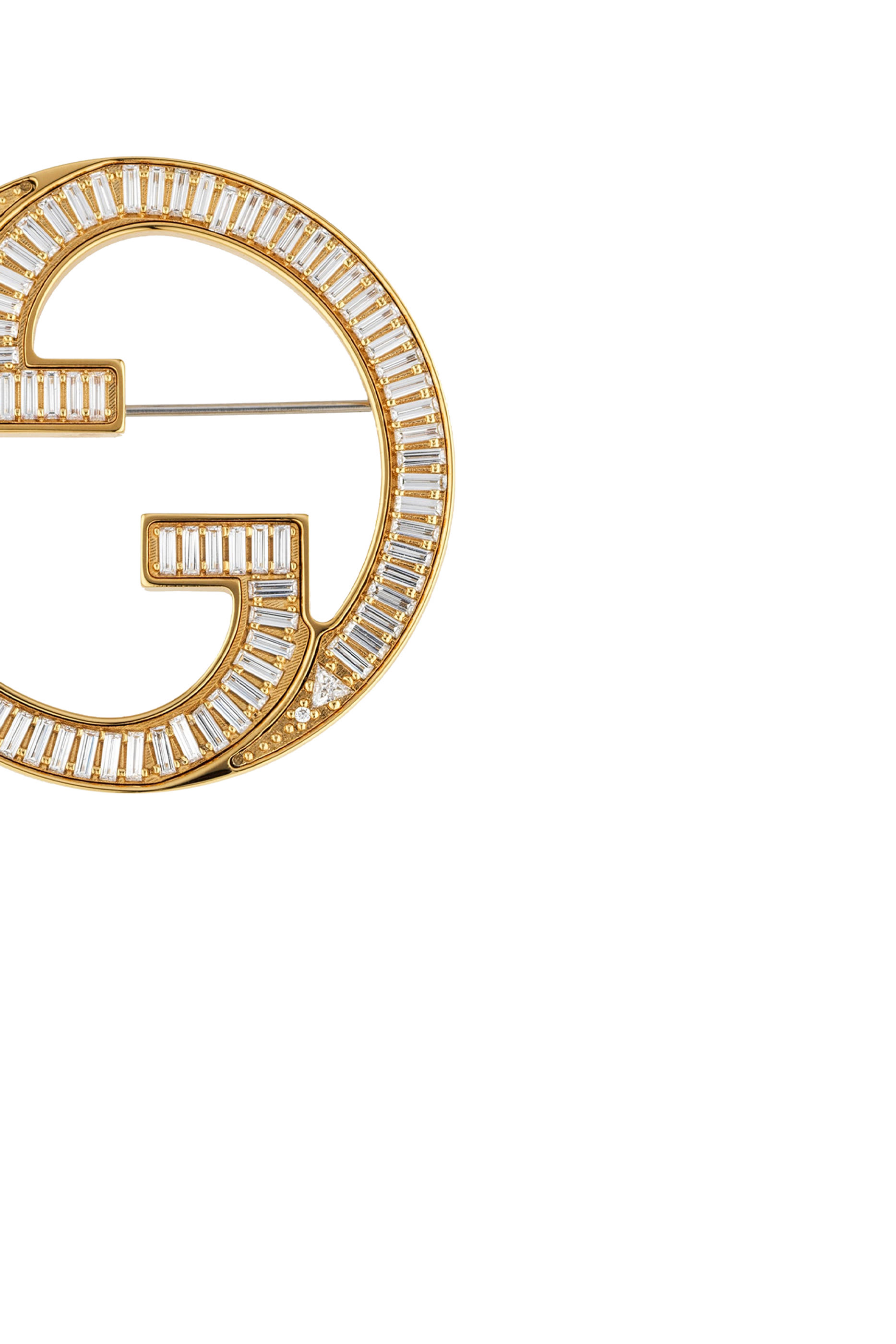 بروش بلوندي مرصع بالكريستال