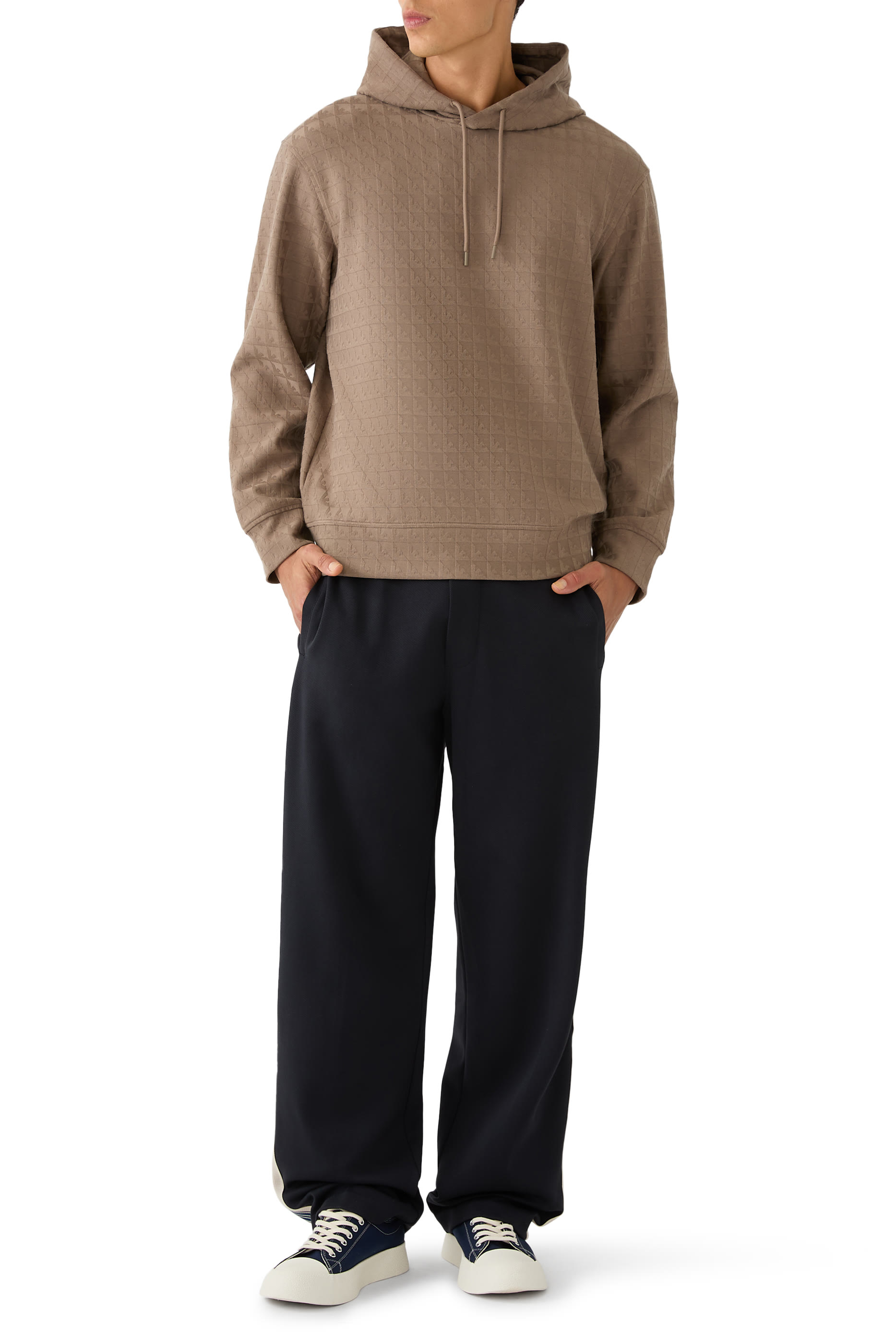 سويت شيرت ايه اس في بغطاء رأس مزيج لايوسيل