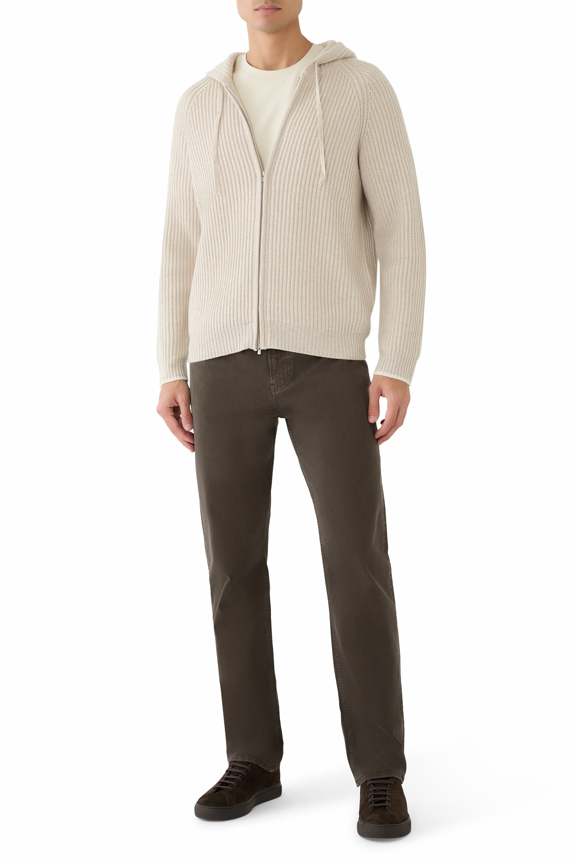 كارديجان بسحاب وغطاء رأس