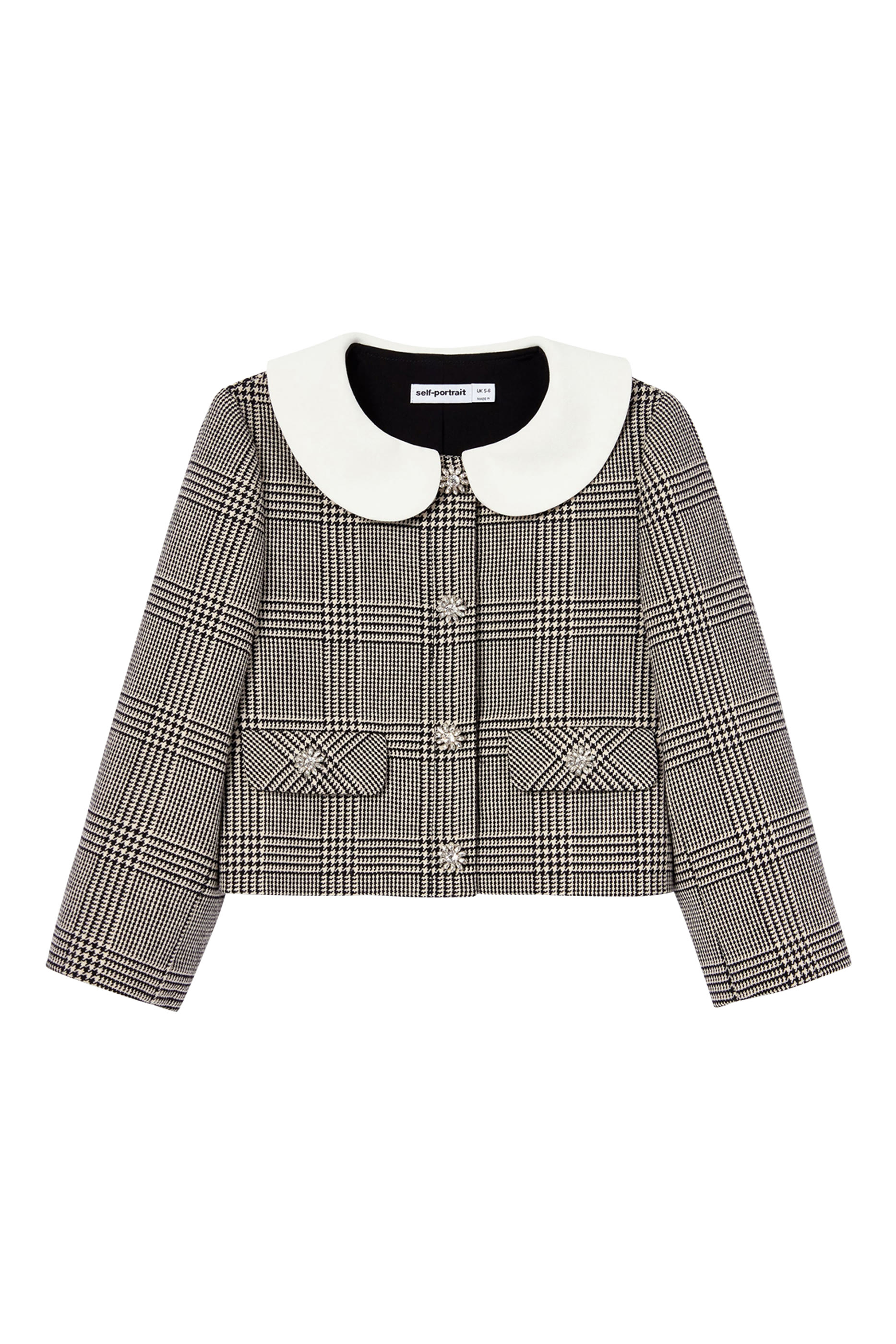 جاكيت بنقشة مربعات للأطفال