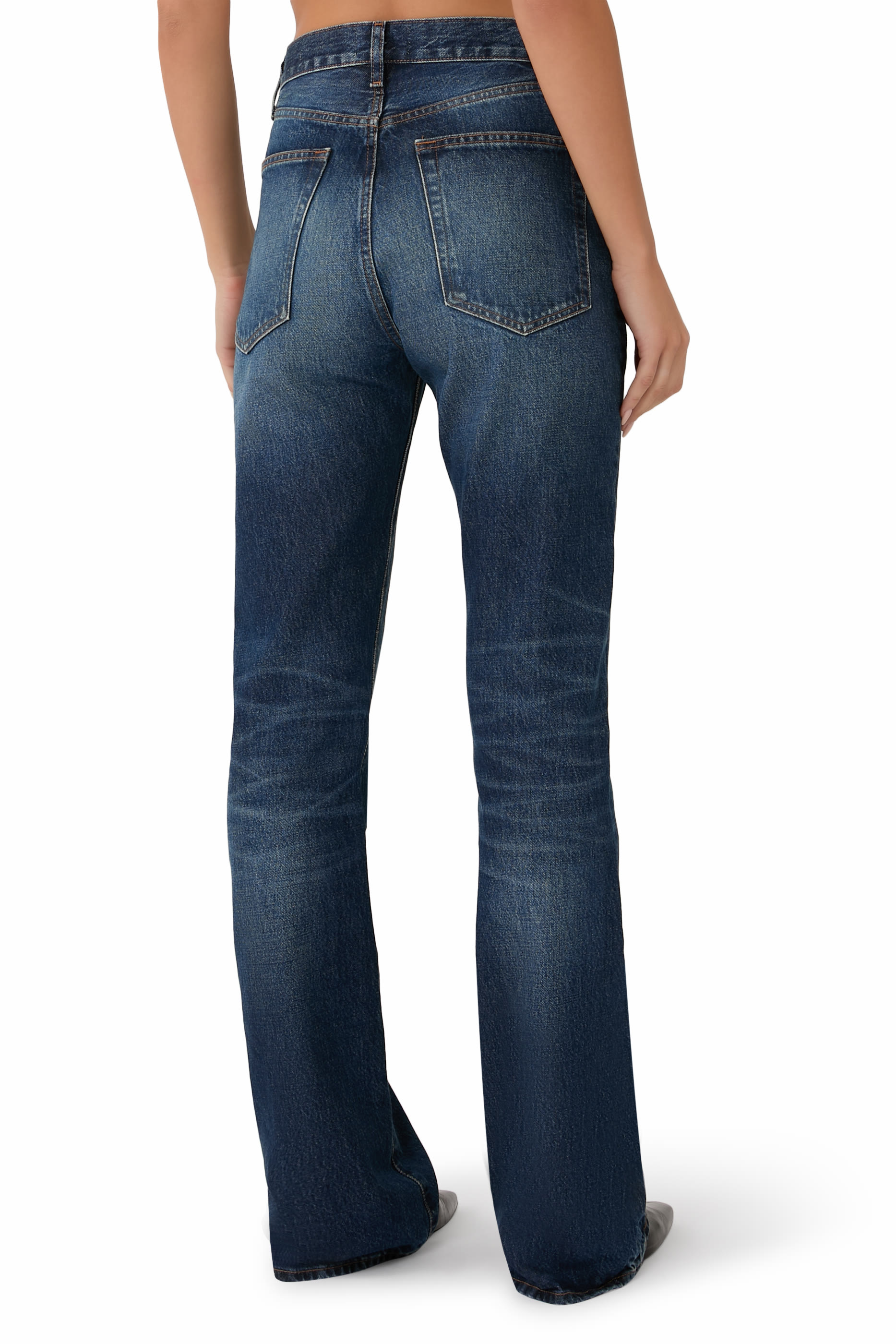 بنطال جينز ذا أوتلاو بقصة واسعة