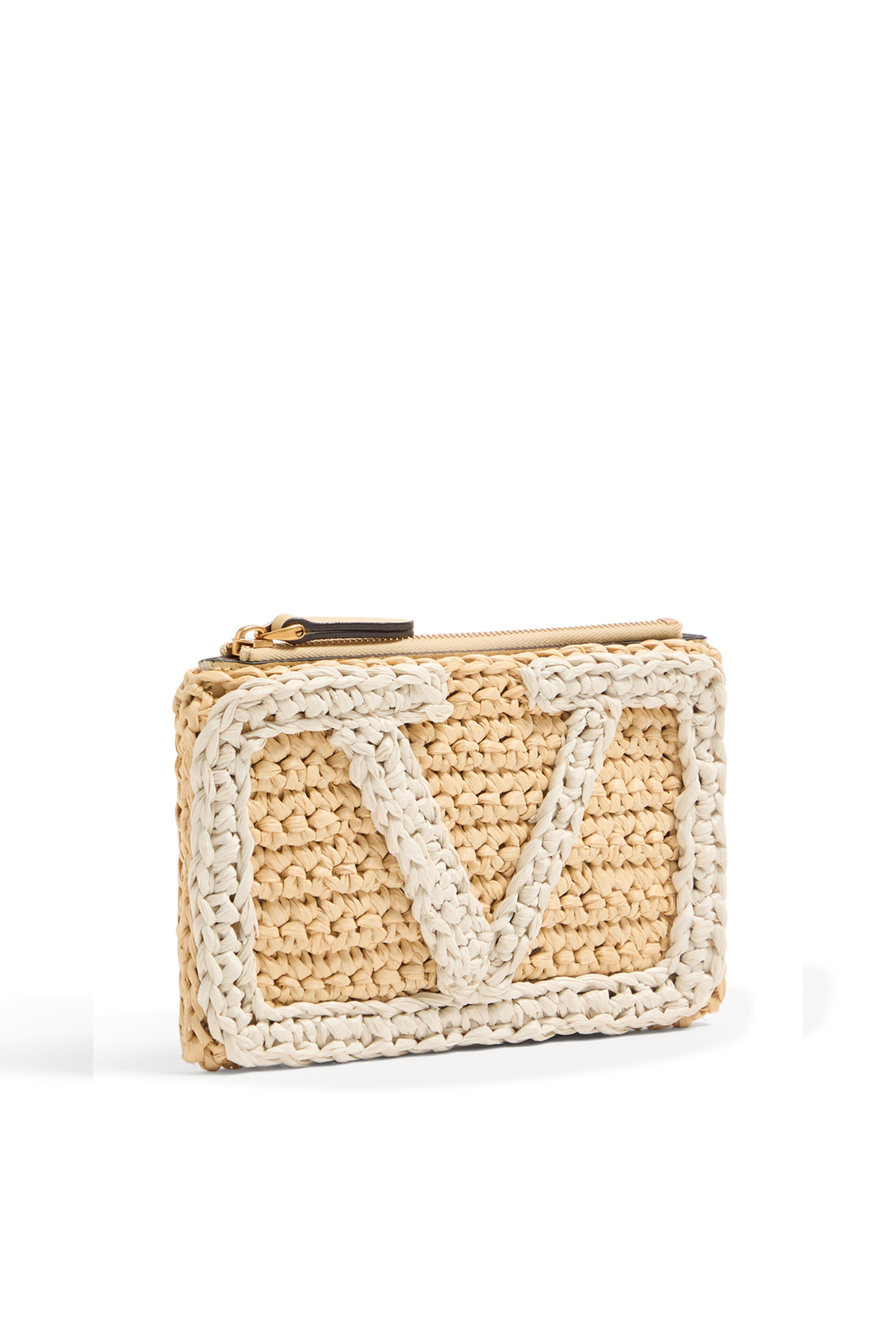 Viva Superstar Synthetic Raffia Pouch