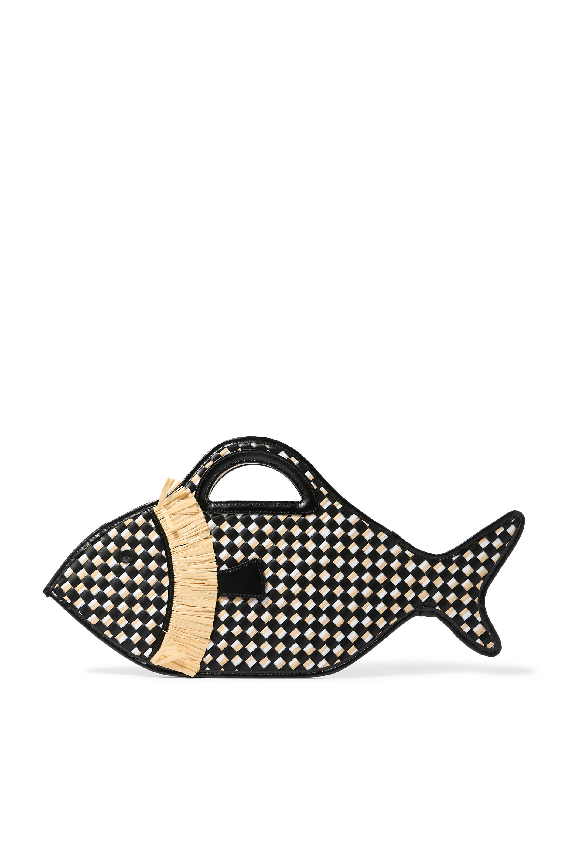 حقيبة كليو بنمط سلة على شكل سمكة