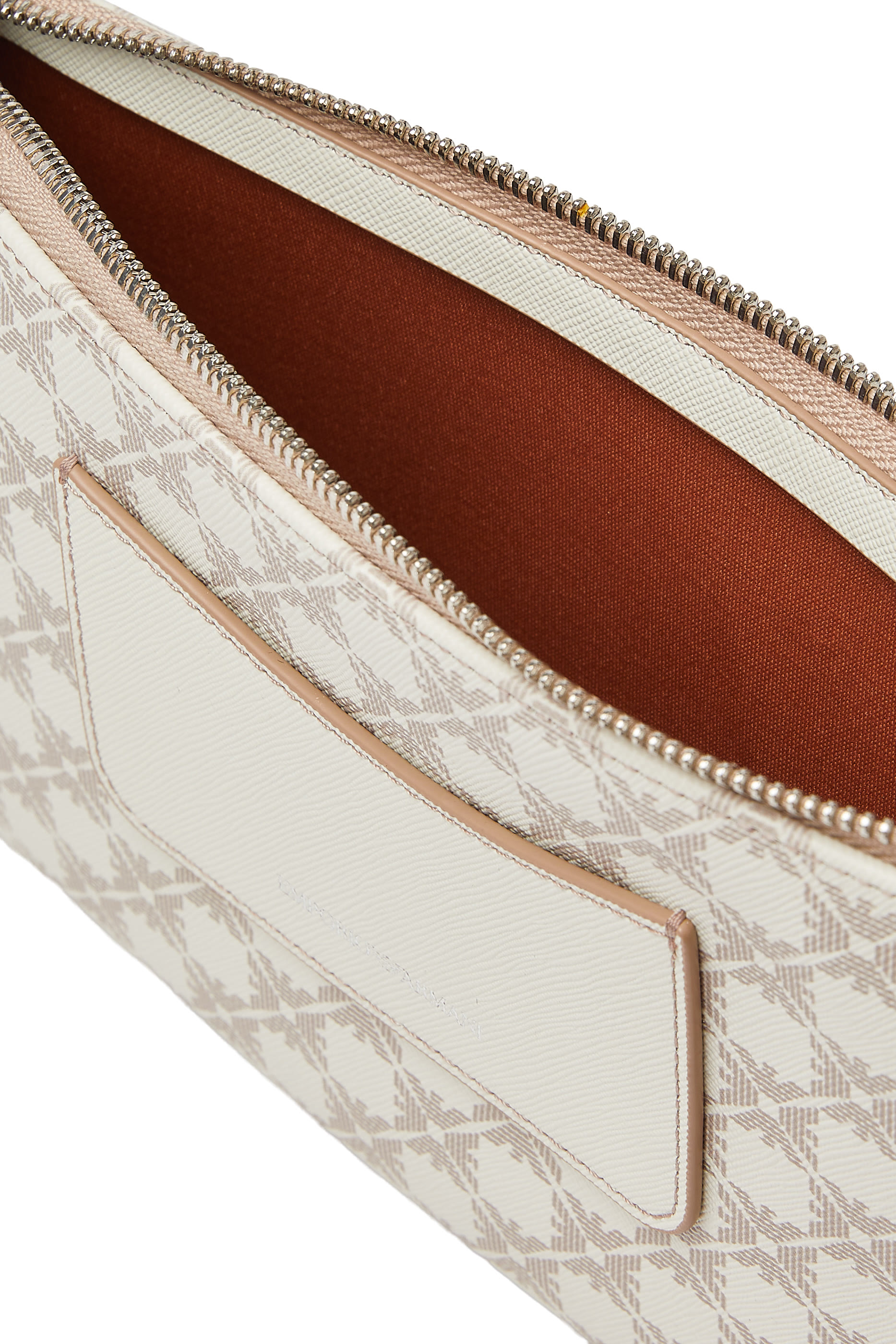 حقيبة كتف مزينة بحروف شعار الماركة بحجم صغير