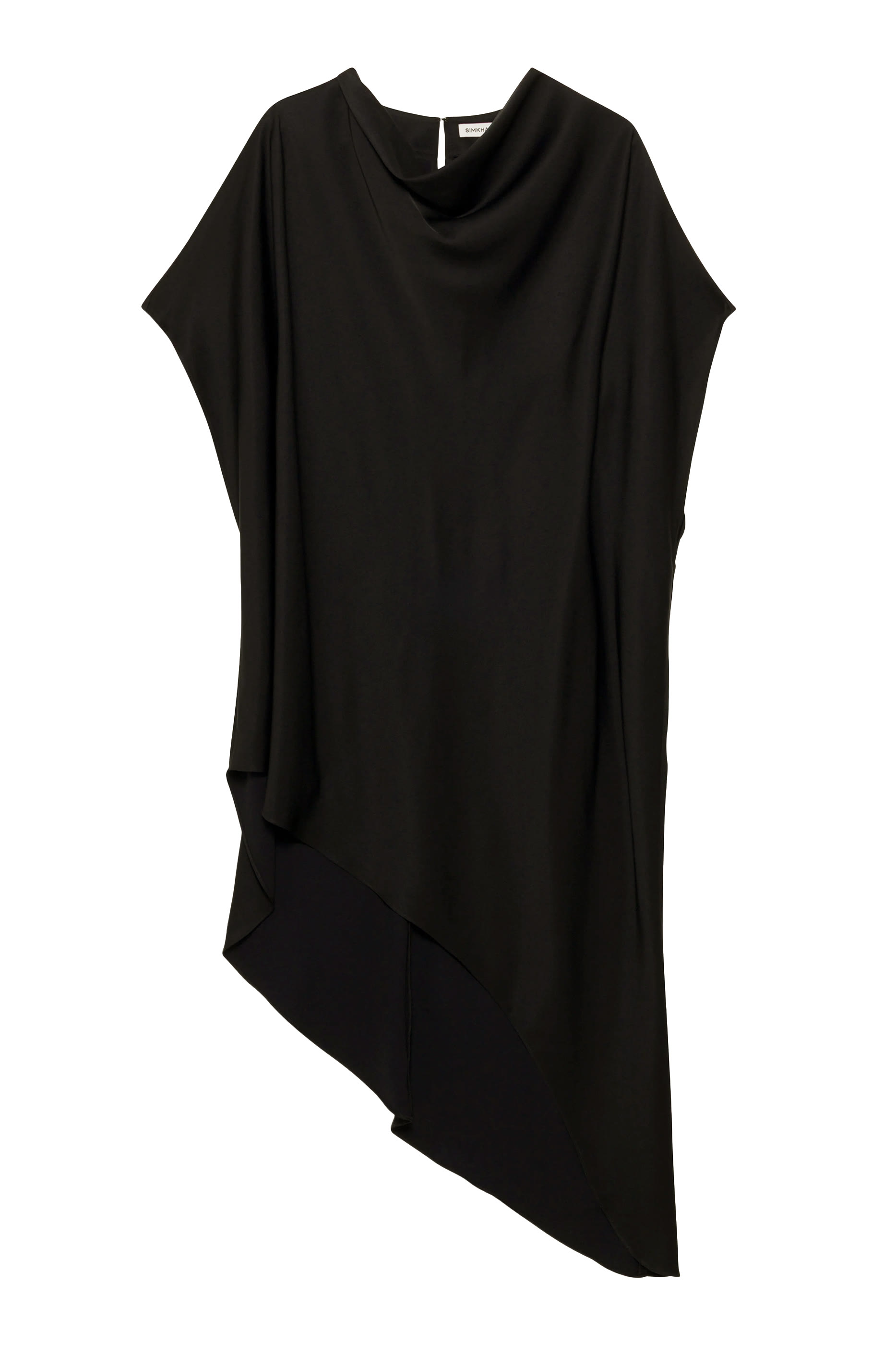 فستان ساديا بأكمام كاب ستان