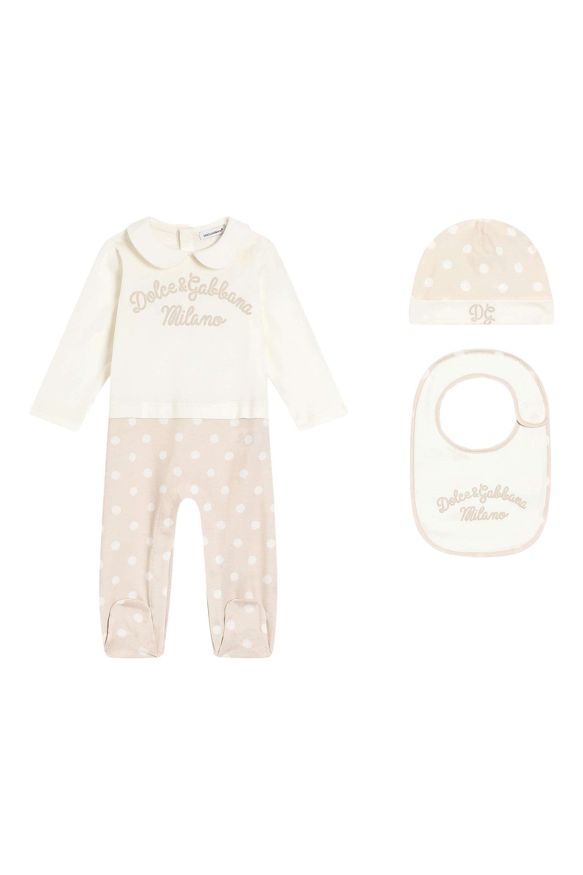 طقم هدية مزين كليا بشعار الماركة جيرسيه للأطفال، 3 قطع