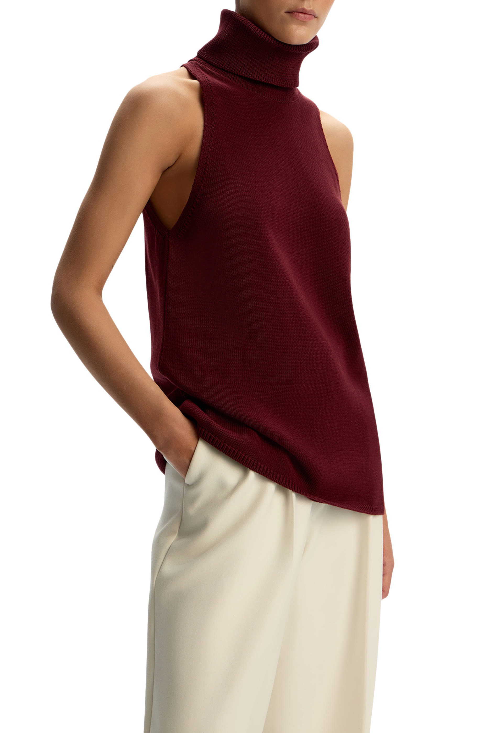 بلوزة قطن وكتان