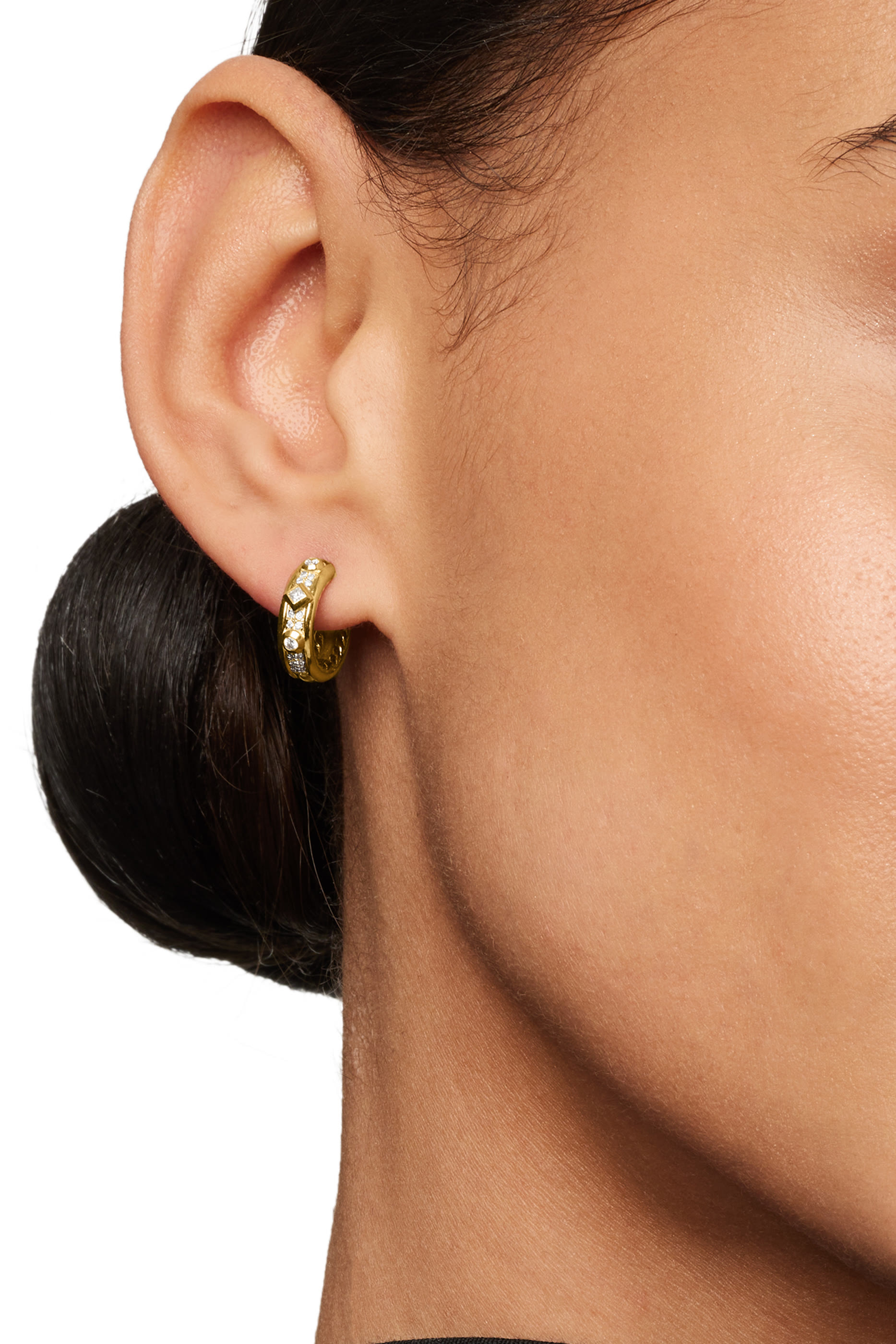 أقراط هاجي مودرن رينيسنس بتصميم دائري