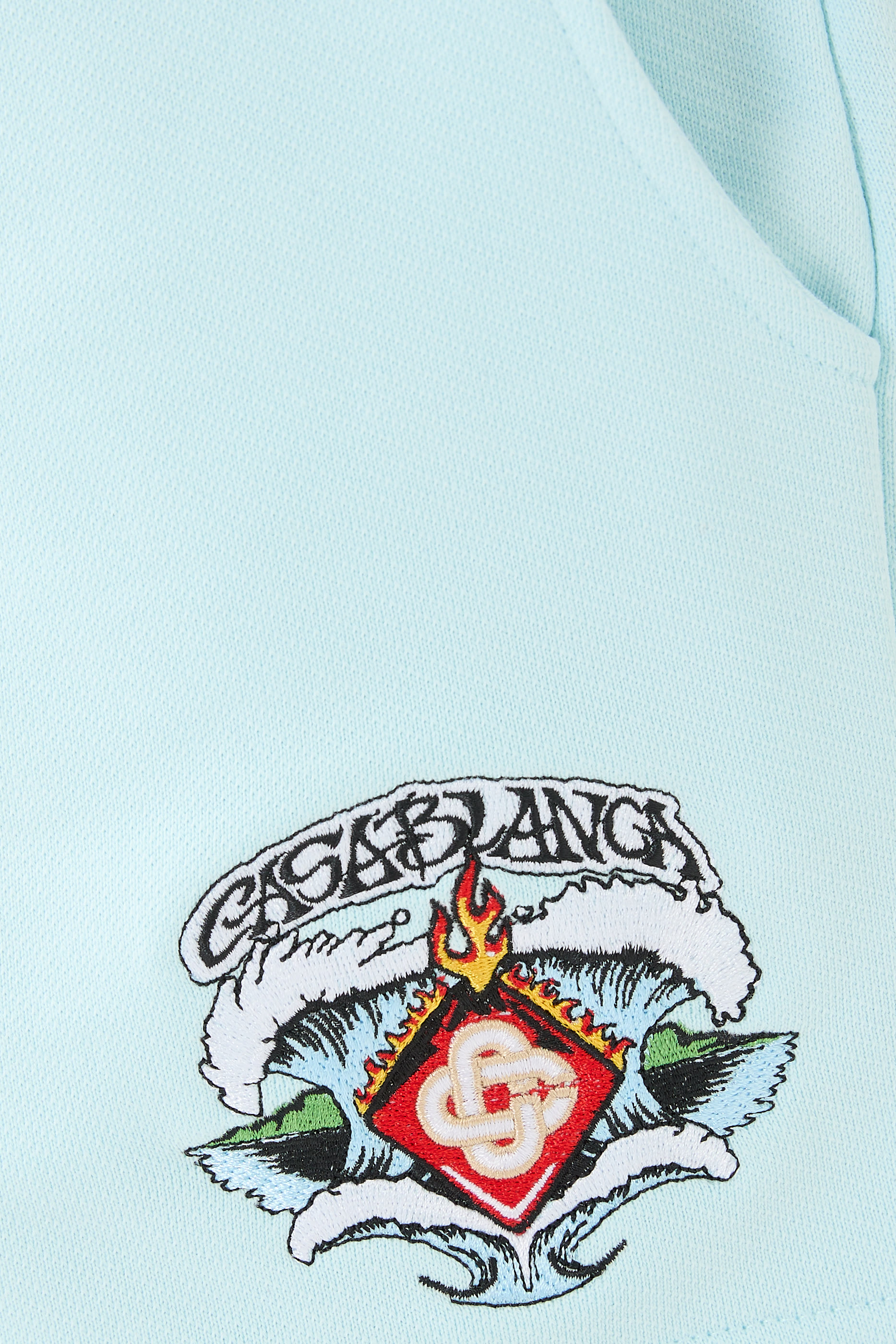 شورت كلاسيك بنقشة أمواج