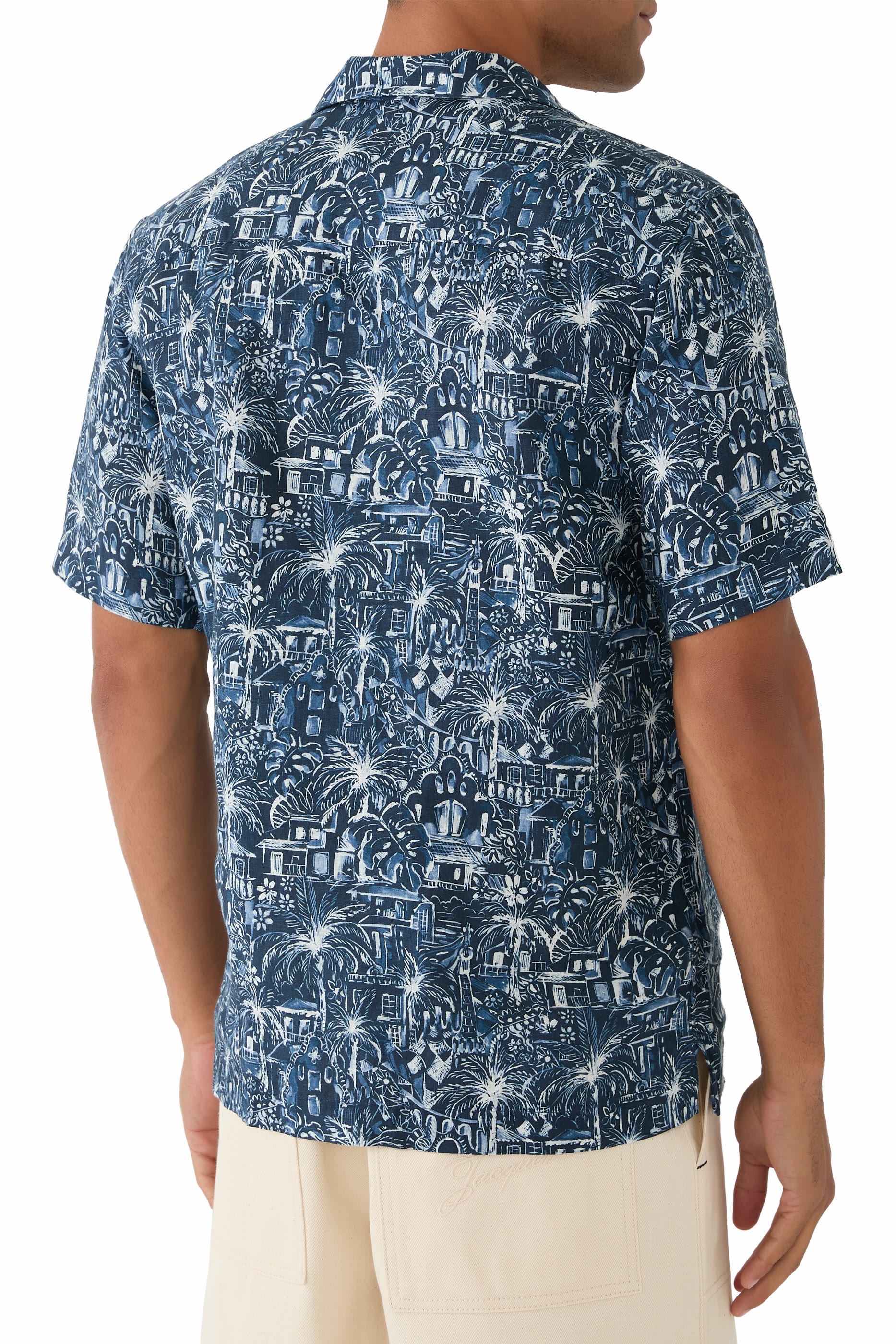 قميص ريزورت بطبعة أزهار