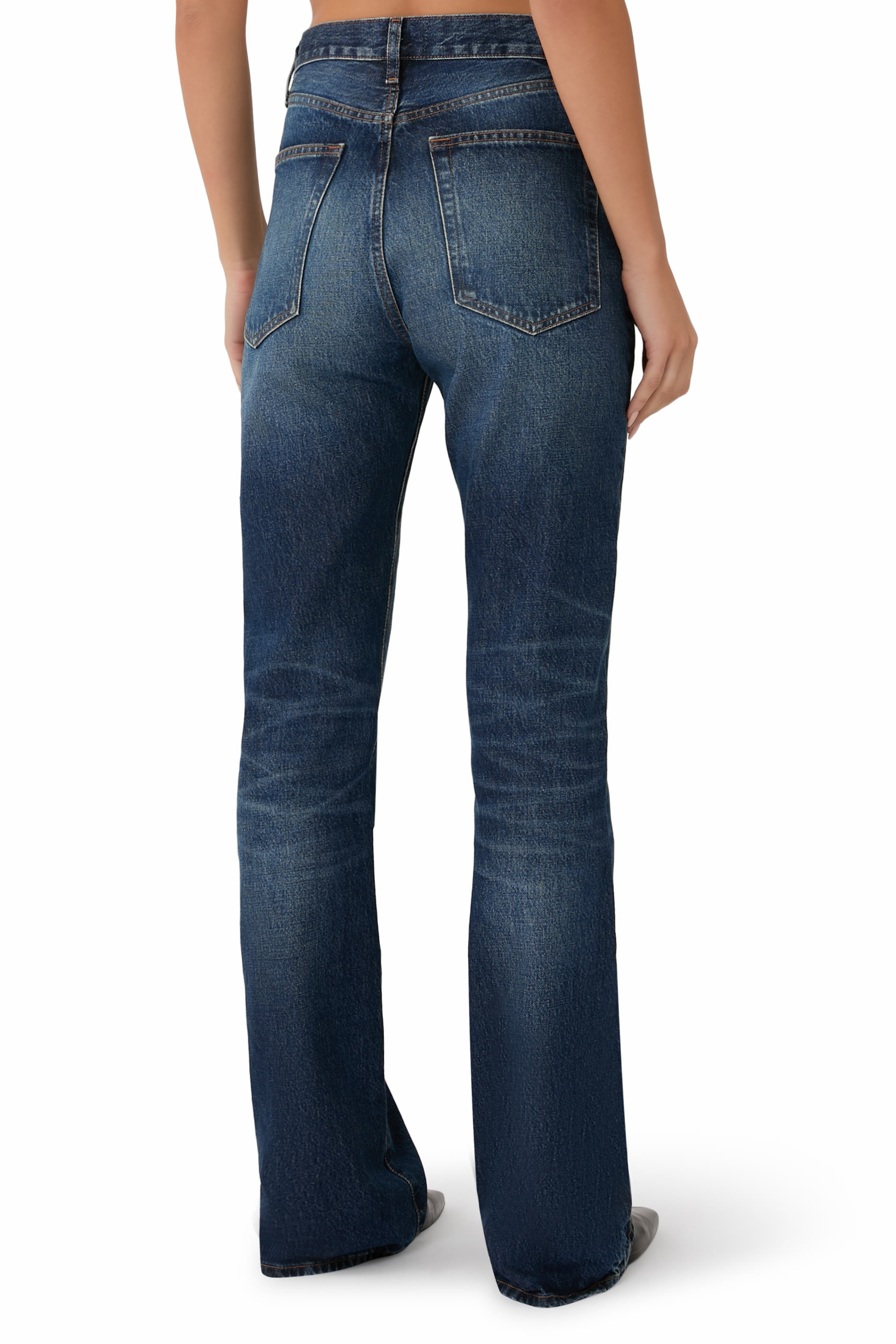 بنطال جينز ذا أوتلاو بقصة واسعة