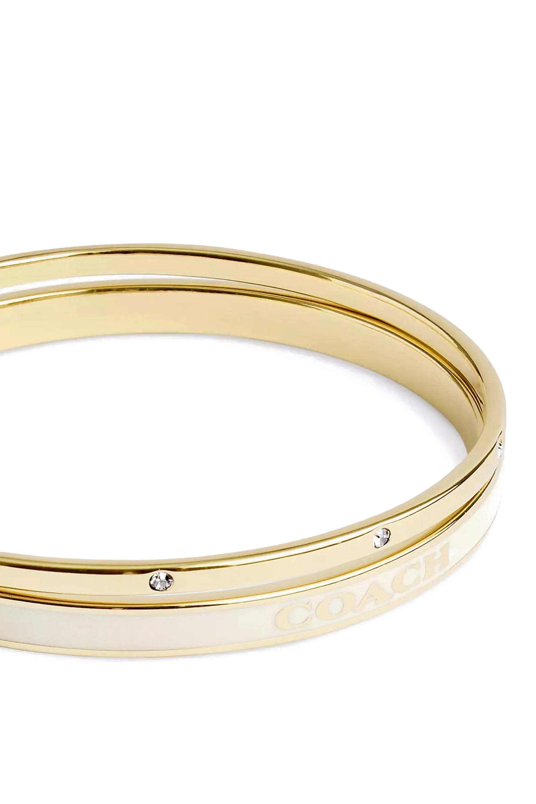 طقم أساور بشعار الماركة، قطعتان