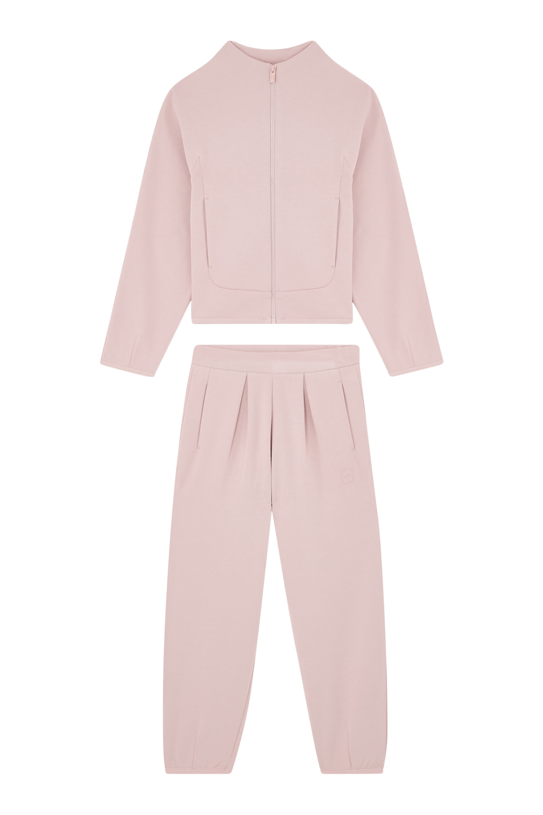 بدلة رياضية بسويت شيرت بسحاب نسيج جيرسيه متشابك أي أس في للأطفال