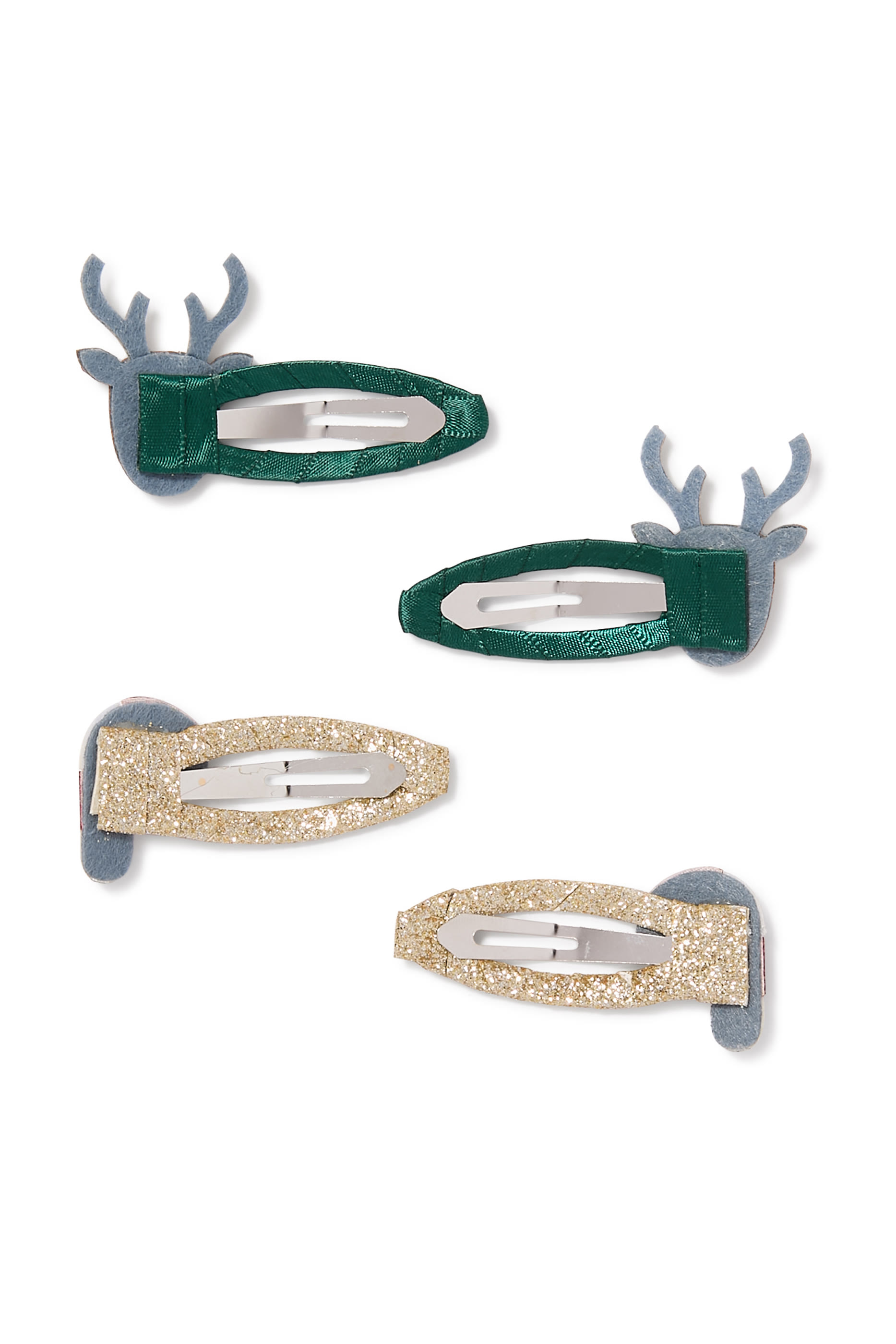 مشابك شعر كليك كلاك رودولف وعصا الحلوى للأطفال