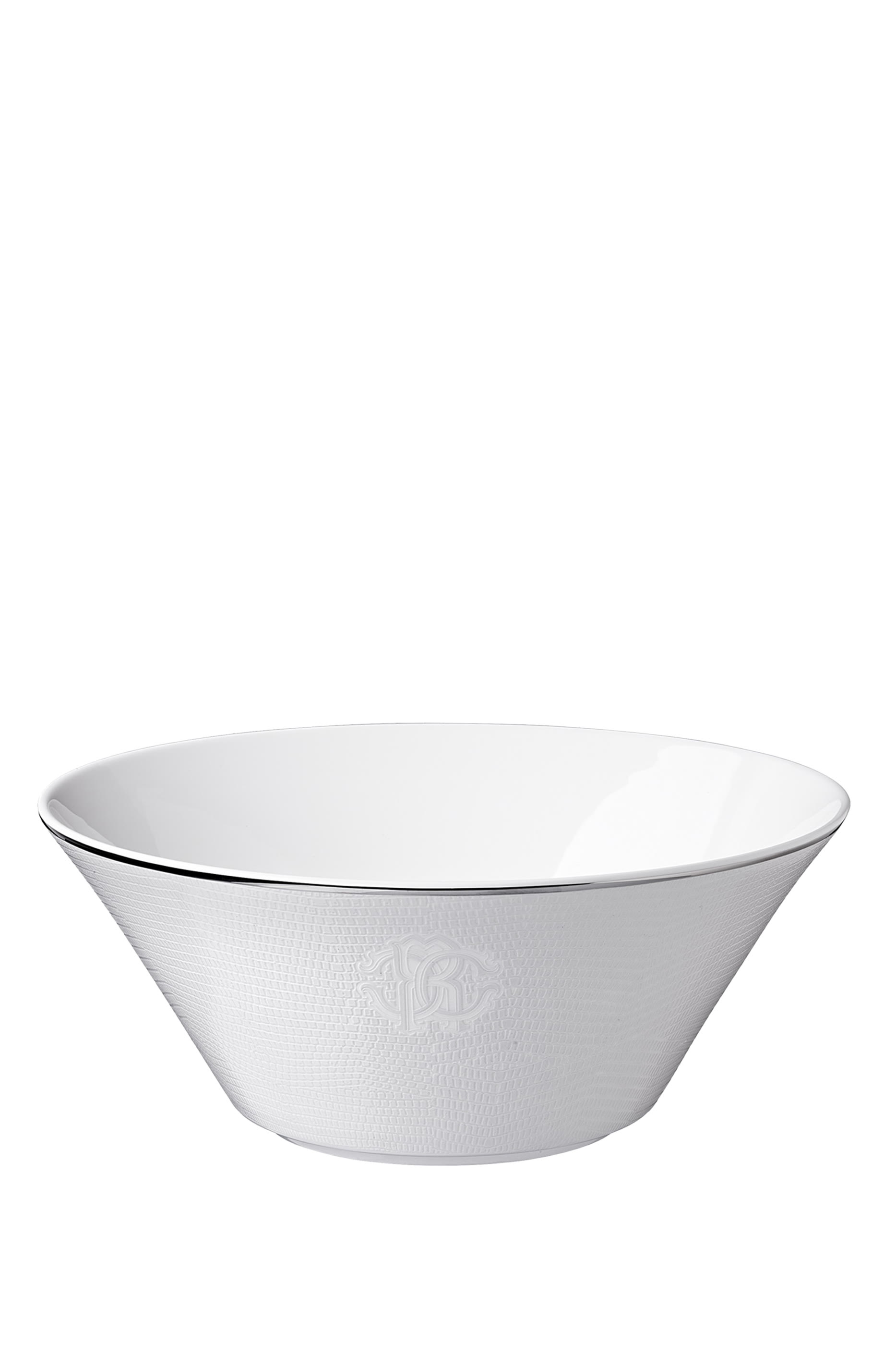 وعاء سلطة مزين بنقشة جلد سحلية