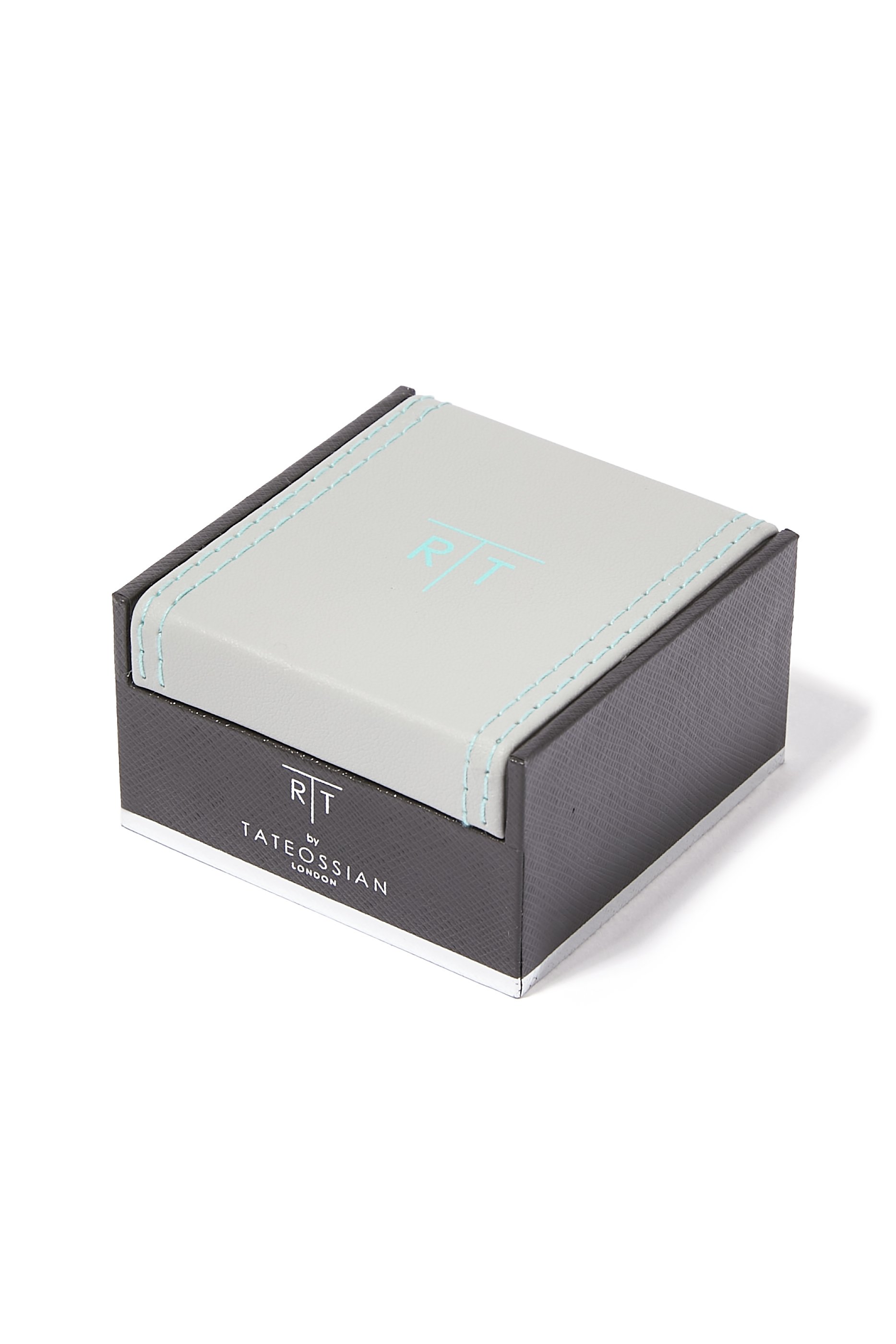 أزرار أكمام بتصميم مربع مطلية بذهب أصفر