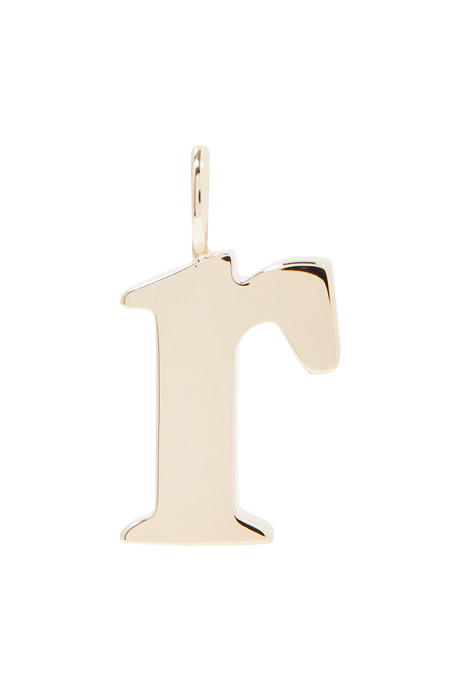 حلية بتصميم حرف R نحاس