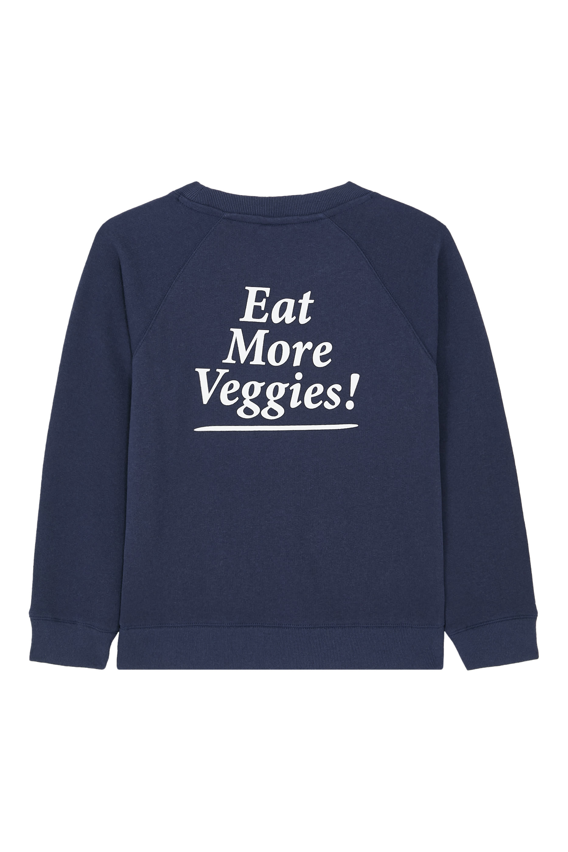 سويت شيرت بياقة ضيقة وشعار الماركة المطرز للأطفال