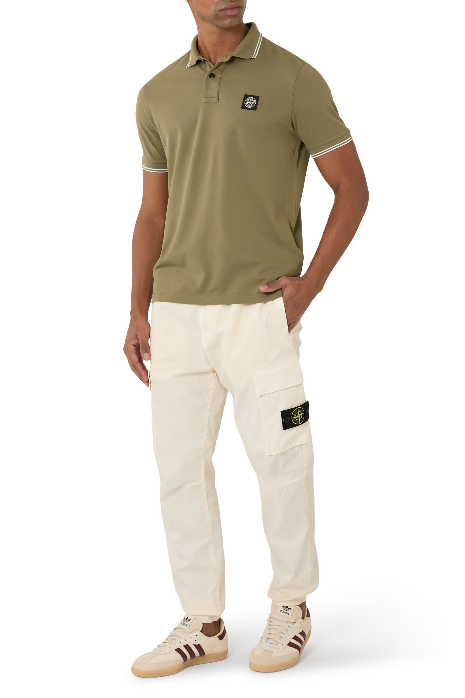 Drawstring Waistband Cargo Pants