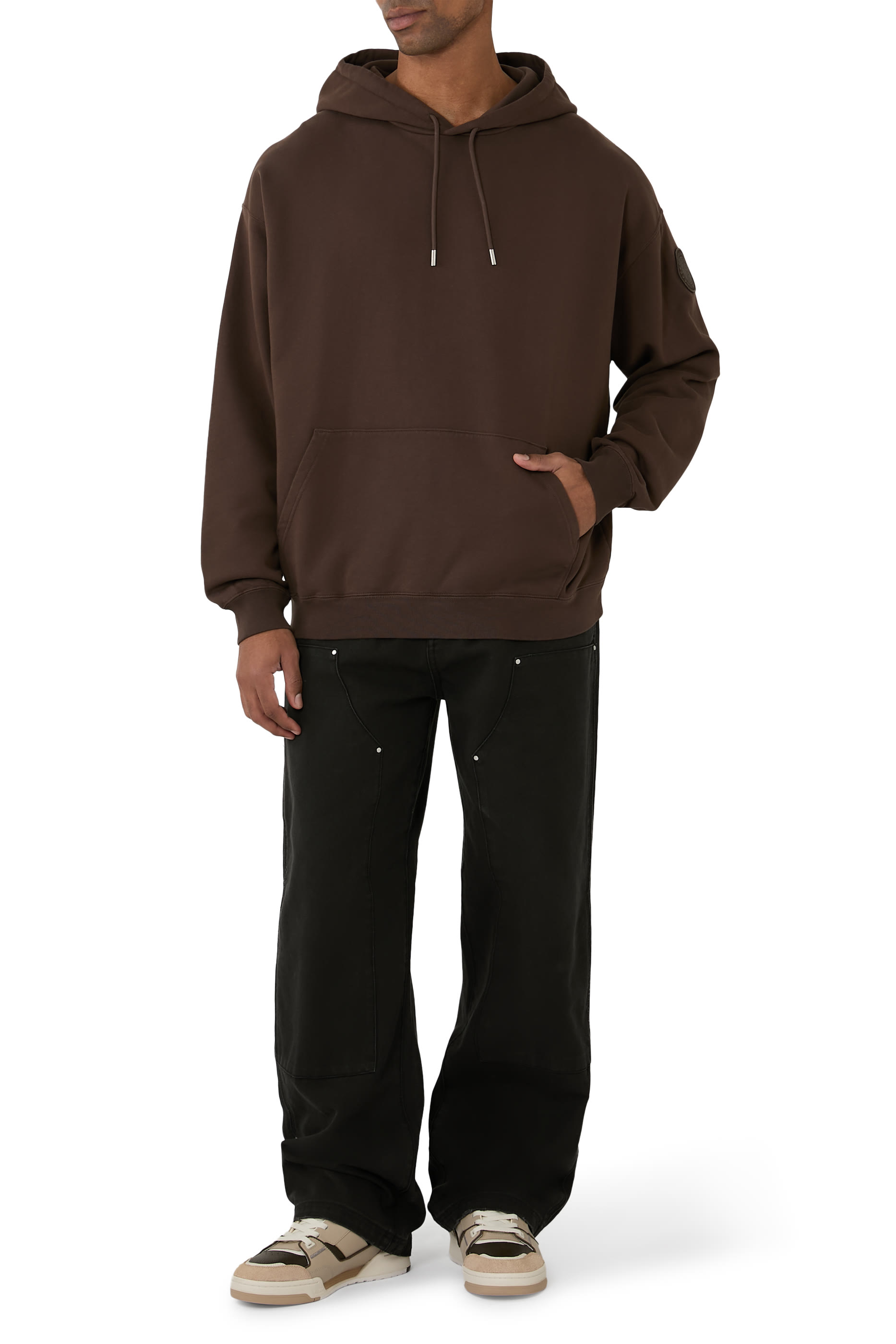 هودي هوف بملصق شعار الماركة