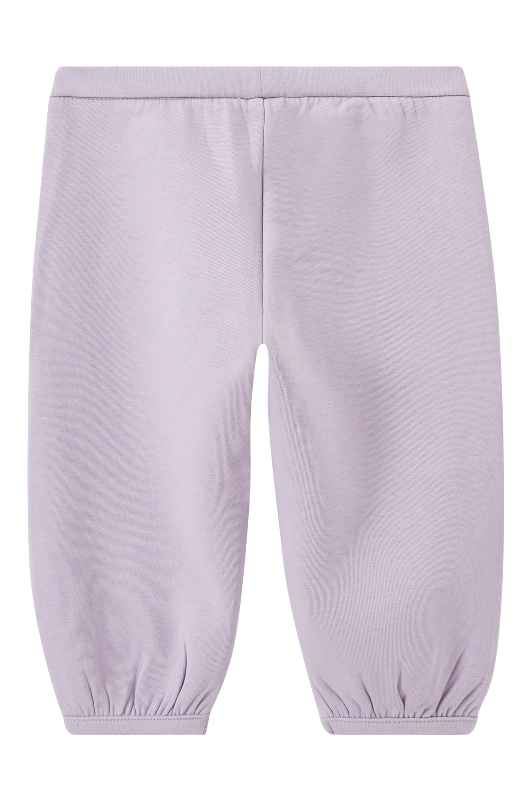 بنطال رياضي مطاطي بشريط بشعار الماركة للأطفال