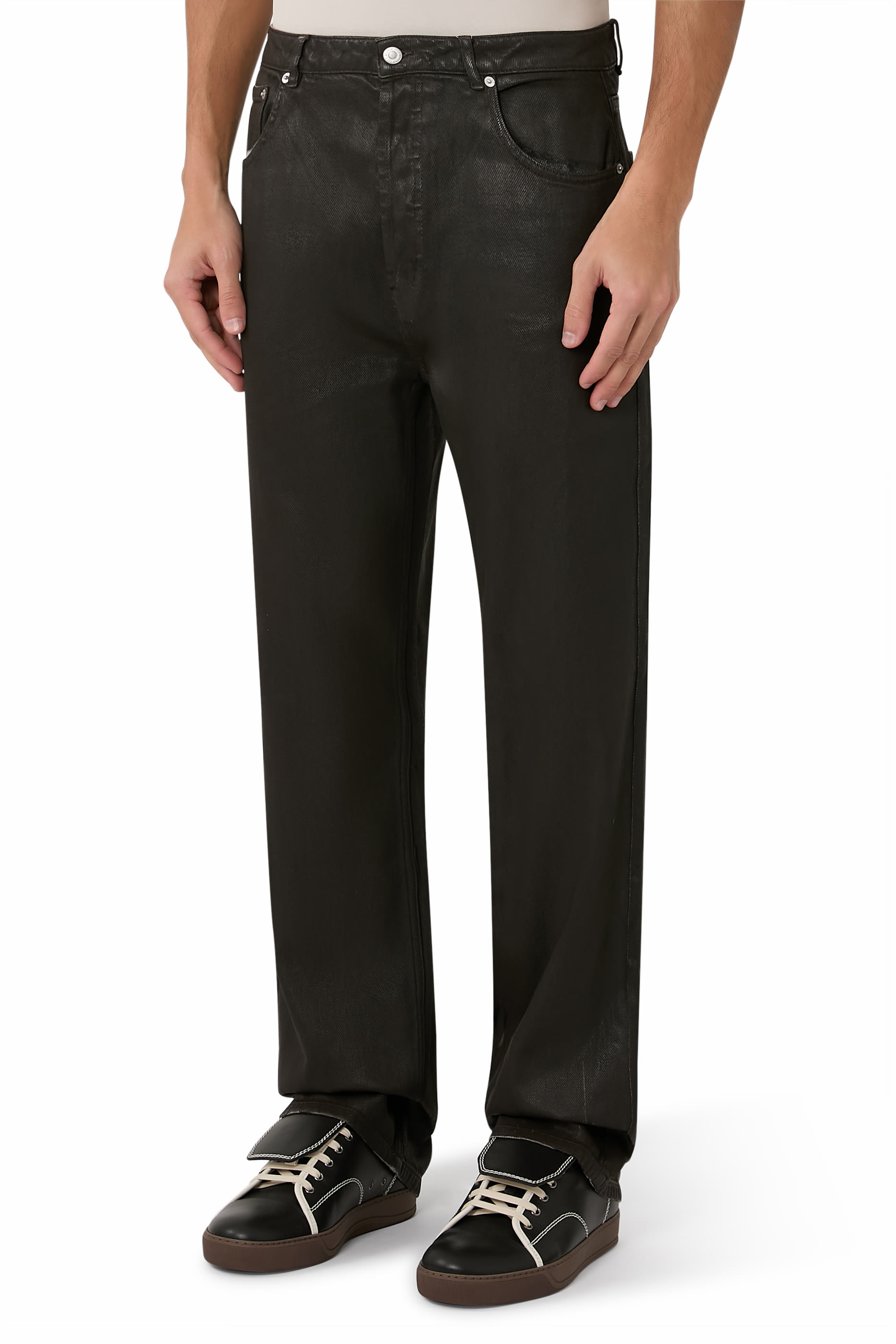 بنطال جينز مطلي بالشمع