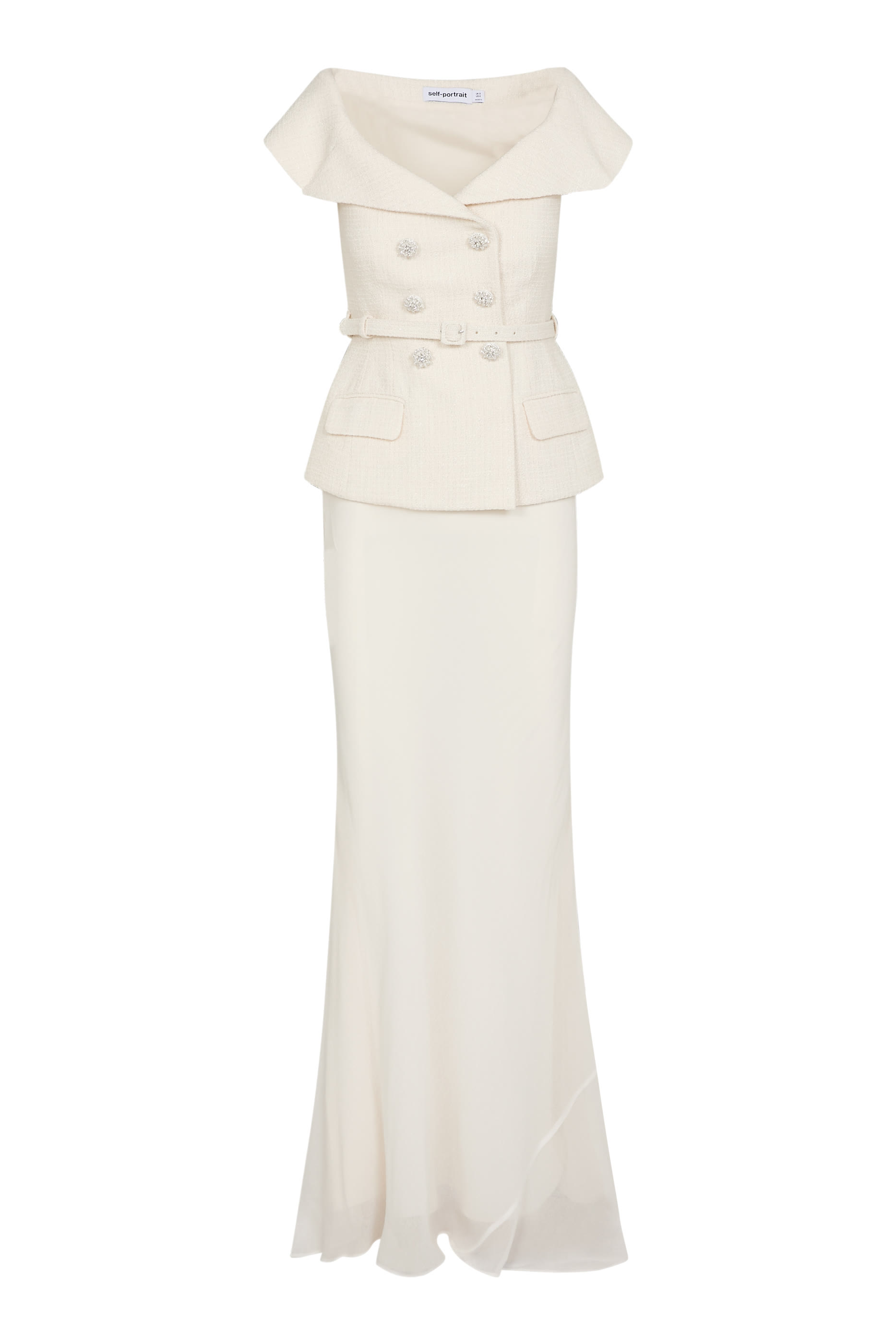 فستان طويل بوكليه