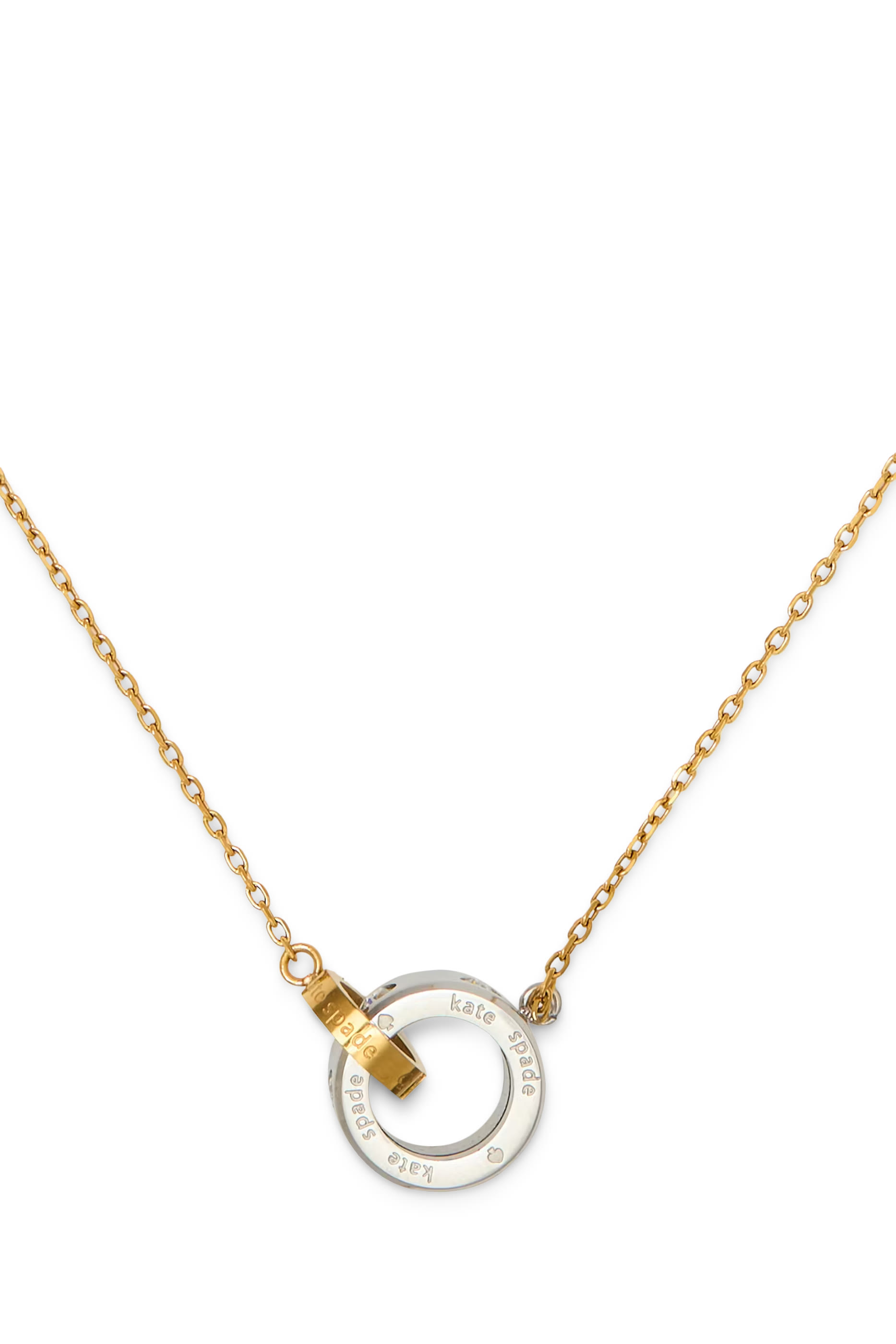 قلادة ست ان ستون بحلية بتصميم حلقات متشابكة