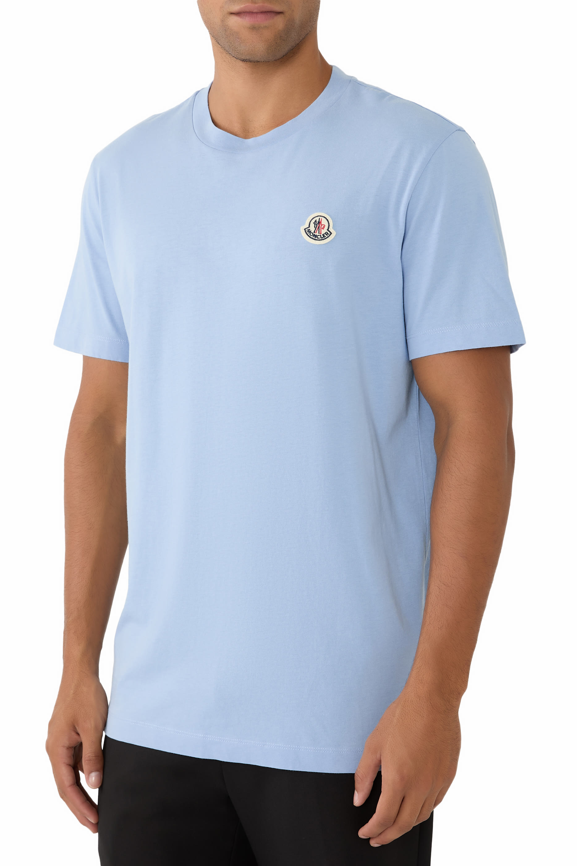 تيشيرت برقعة شعار الماركة قطن