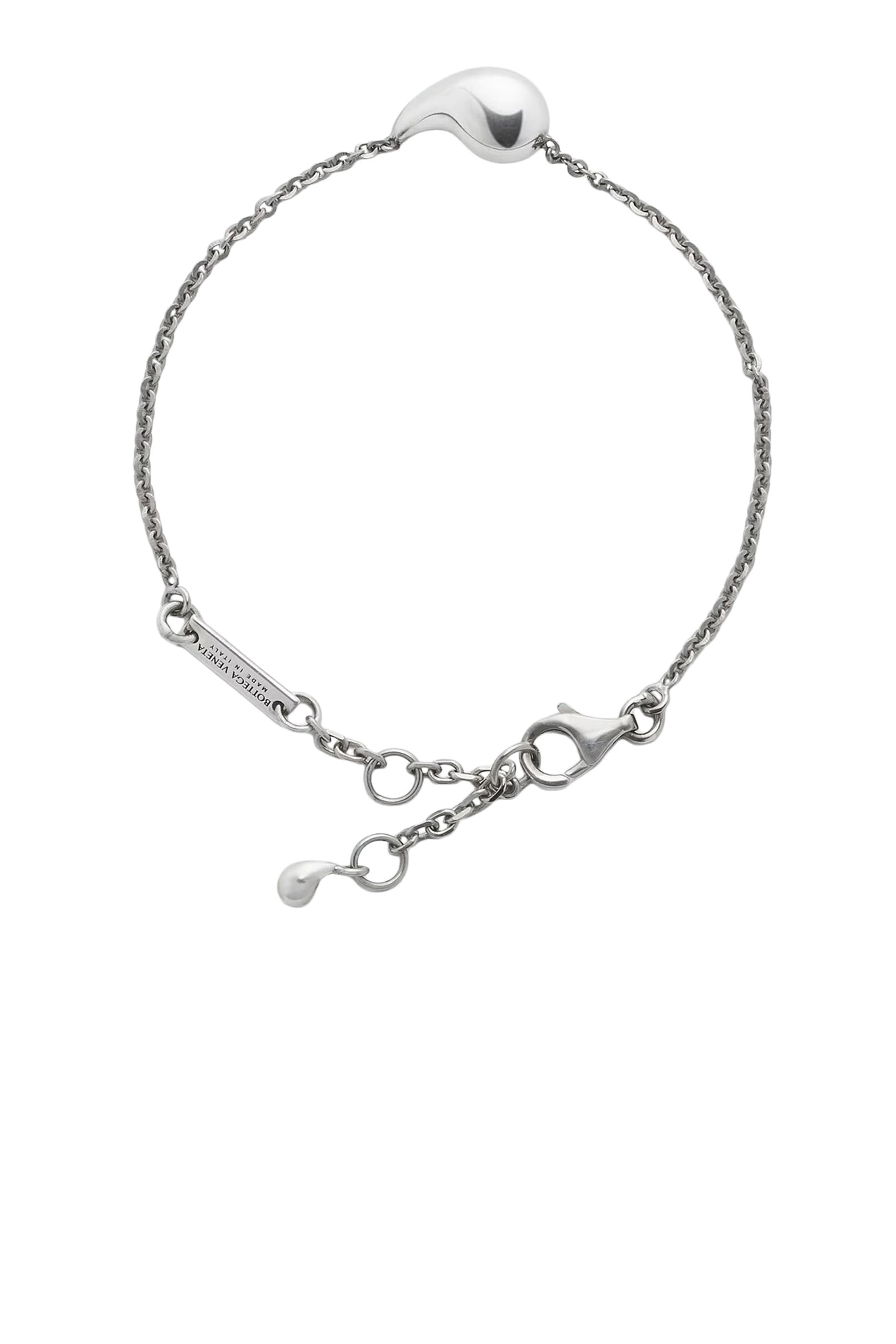 سوار بحلية بتصميم قطرة، فضة إسترلينية