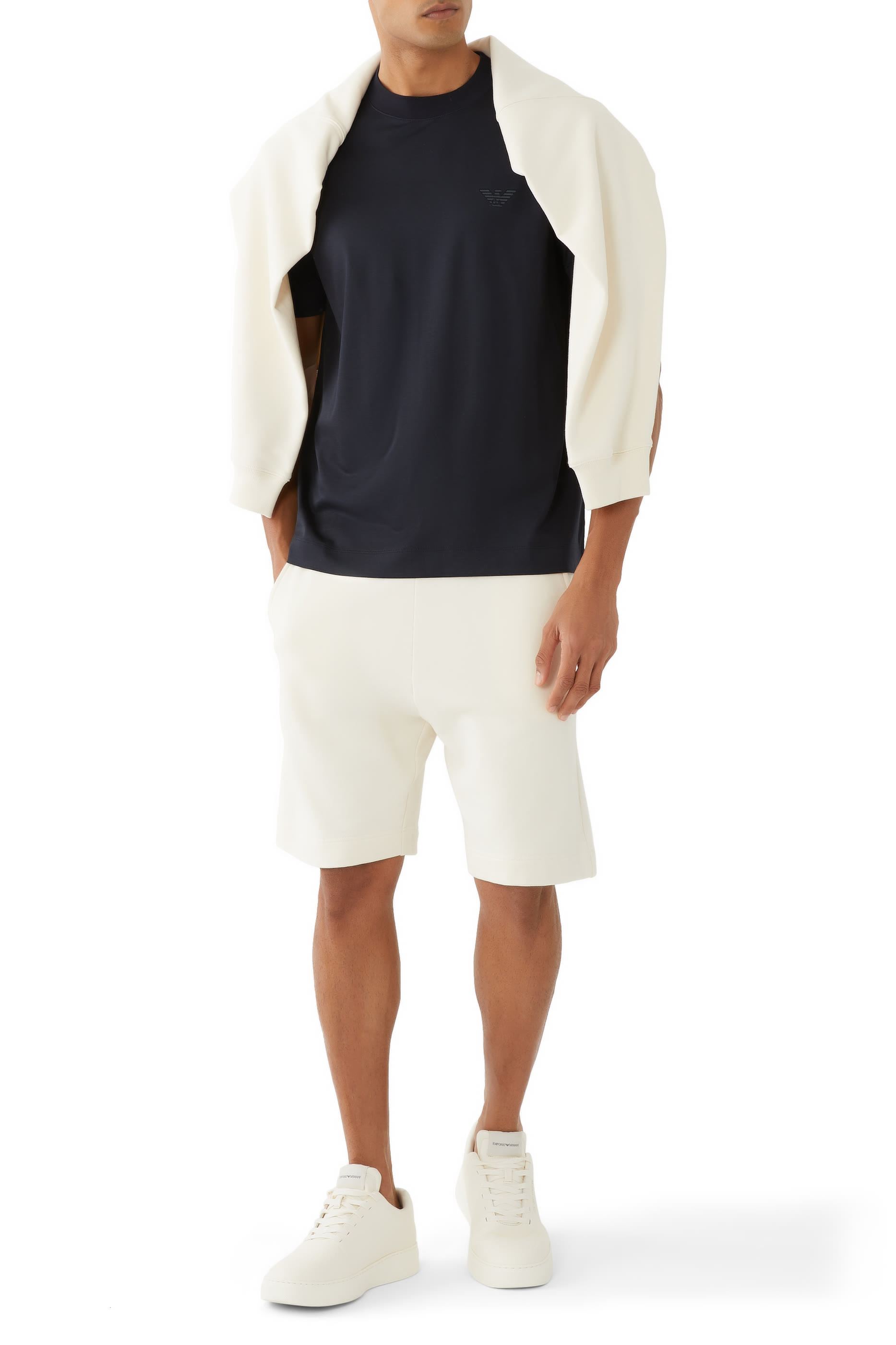 تيشيرت بشعار الماركة اللامع جيرسيه