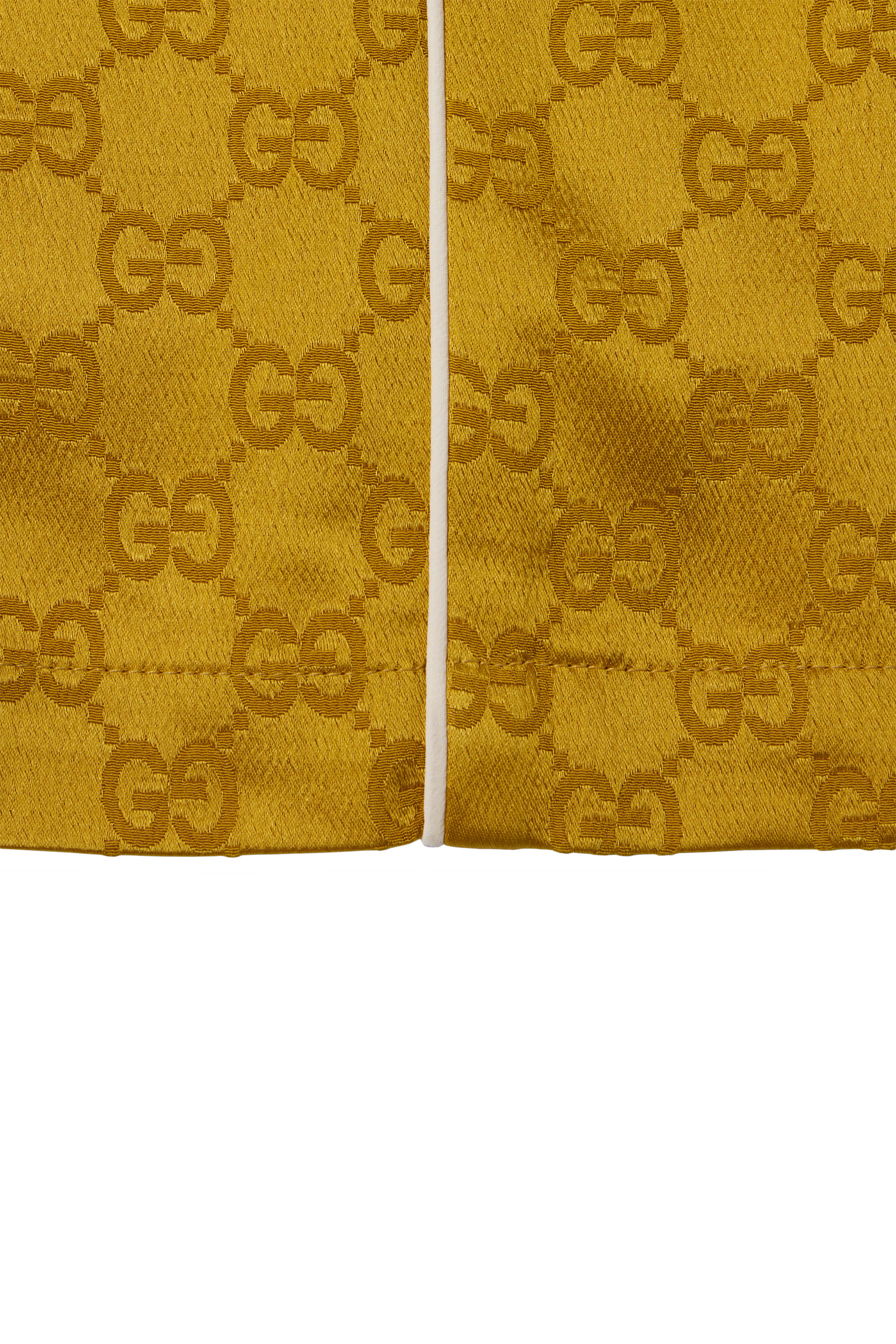 بنطال بنقشة حرفي شعار الماركة أسيتات جاكار