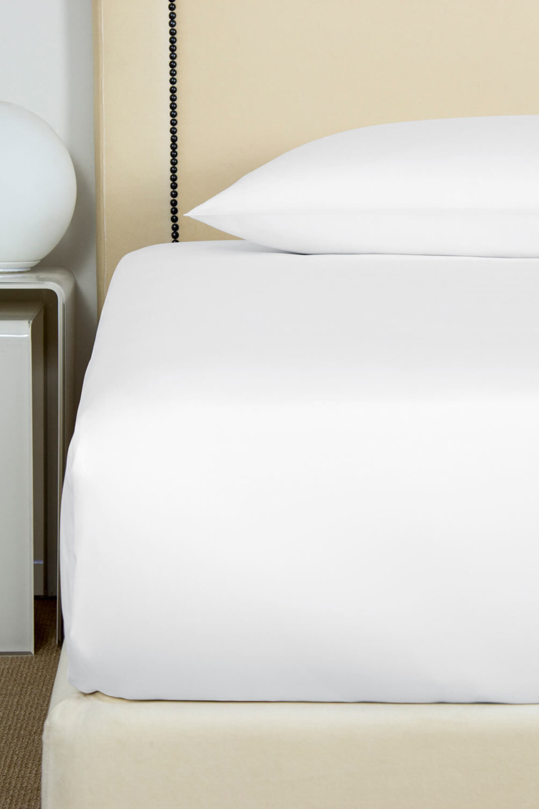 شرشف سفلي مسطح قطن ستان