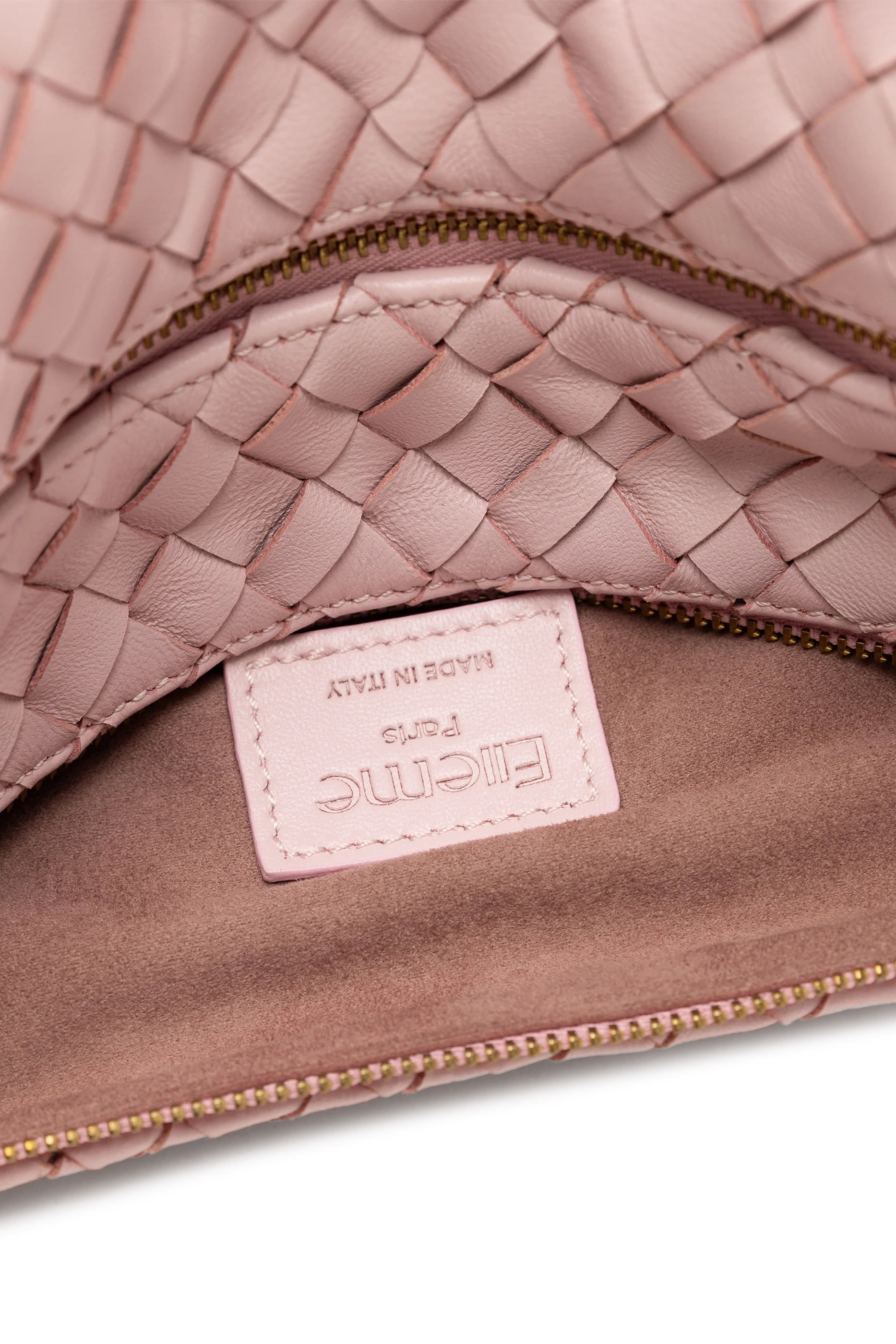 حقيبة تروس بسلسلة جلد مجدول