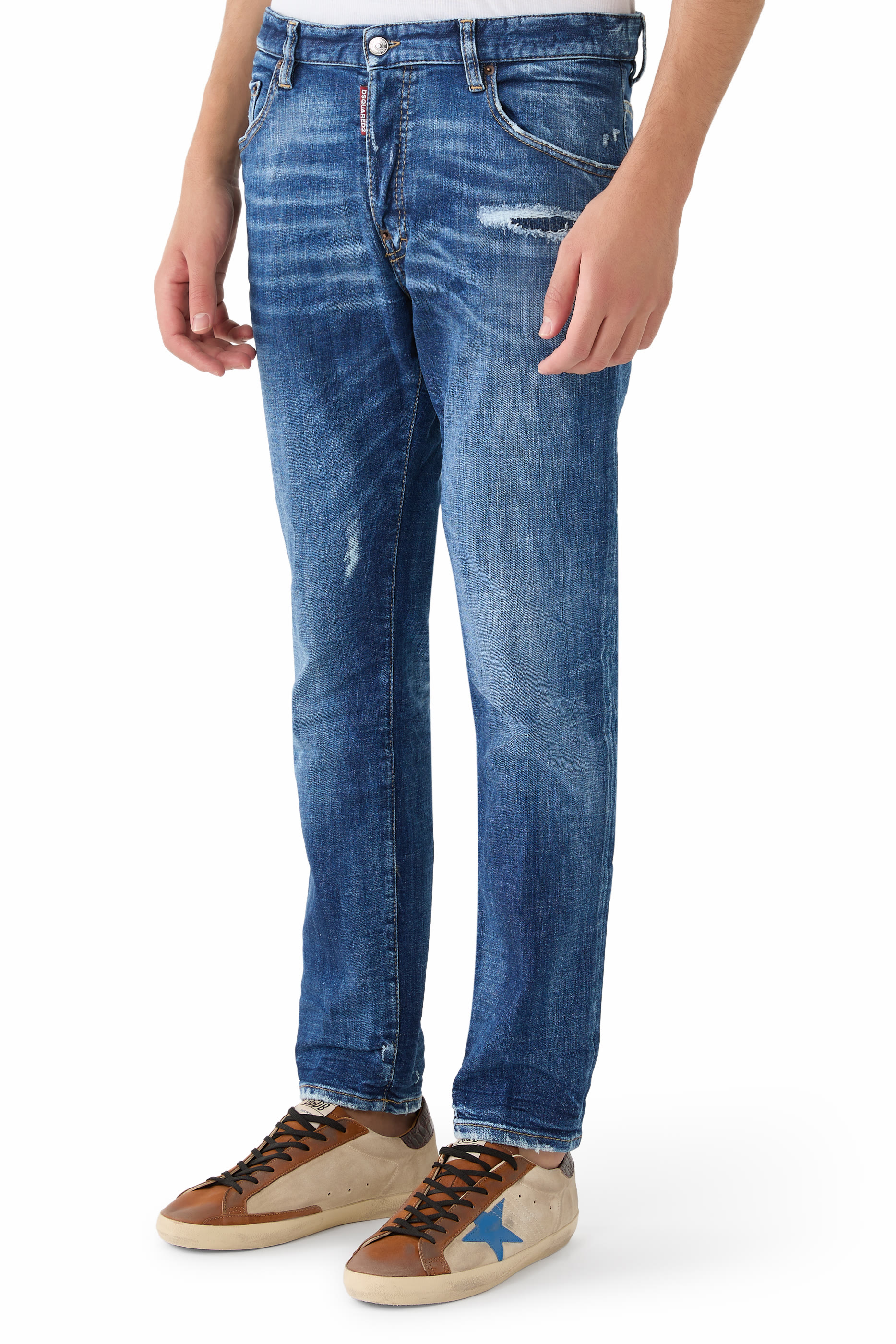 بنطال جينز سكيتر قماش ناعم